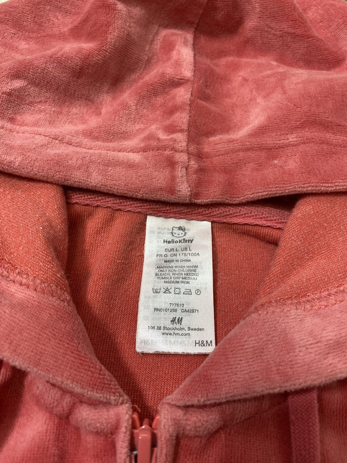 Cartoon Network HELLO KITTY VELOUR 2000s STYLE ZIP HOODIE Size L / US 10 / IT 46 - 7 Thumbnail