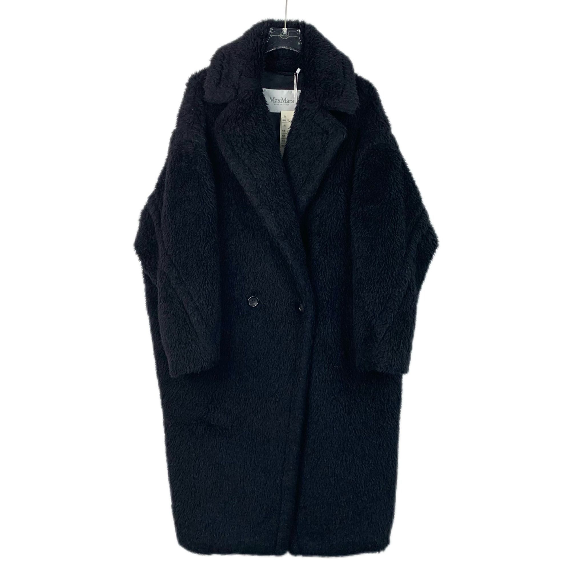 ブルゾン Max Mara Black Teddy Coat In Alpaca And Black Wool Teddy coat black | Max Mara