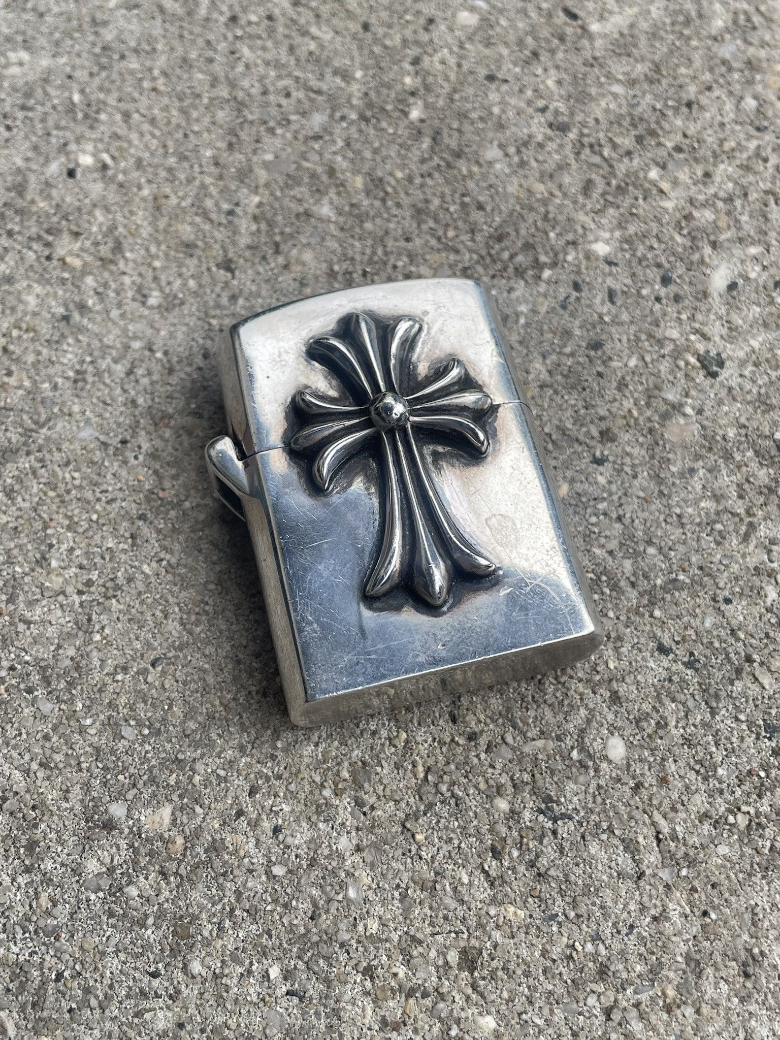 Chrome Hearts Chrome Hearts Cross Zippo Lighter Size ONE SIZE - 1 Thumbnail