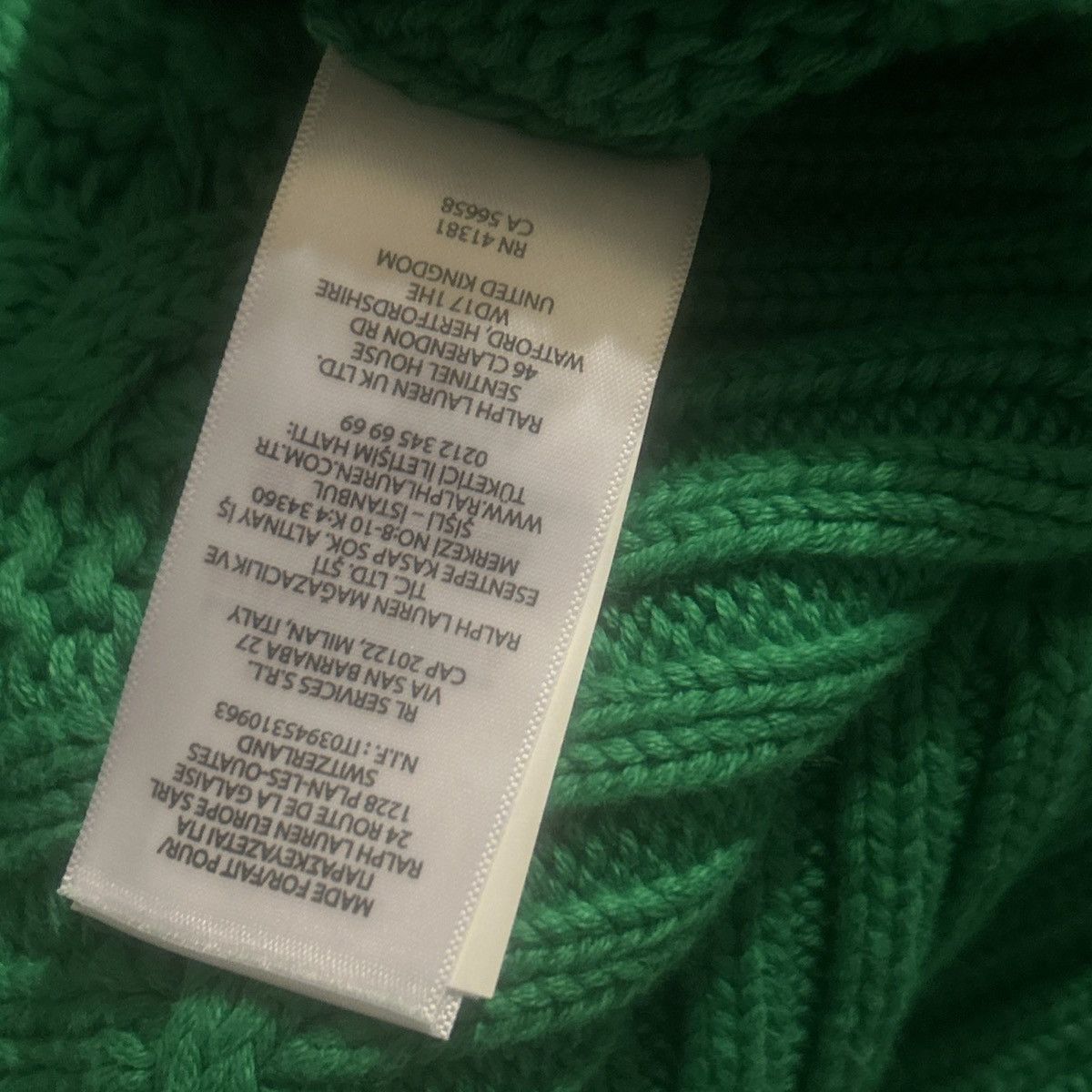 Polo Ralph Lauren Polo Ralph Lauren Aran-Knit Flag Cotton Sweater size L Size L / US 10 / IT 46 - 7 Thumbnail