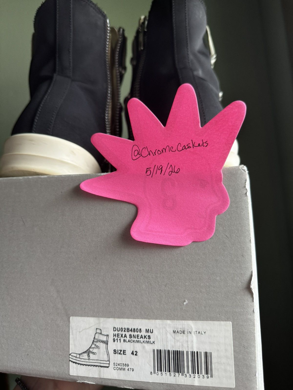 Rick Owens *SOLD* Rick Owens Hexa ramones Size US 9 / EU 42 - 6 Thumbnail