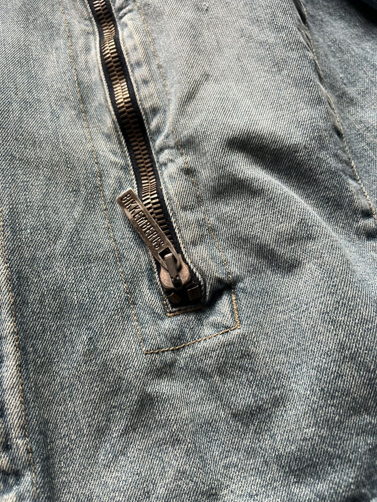 Dirk Bikkembergs Bikkembergs denim bikerjacket Size US M / EU 48-50 / 2 - 6 Thumbnail