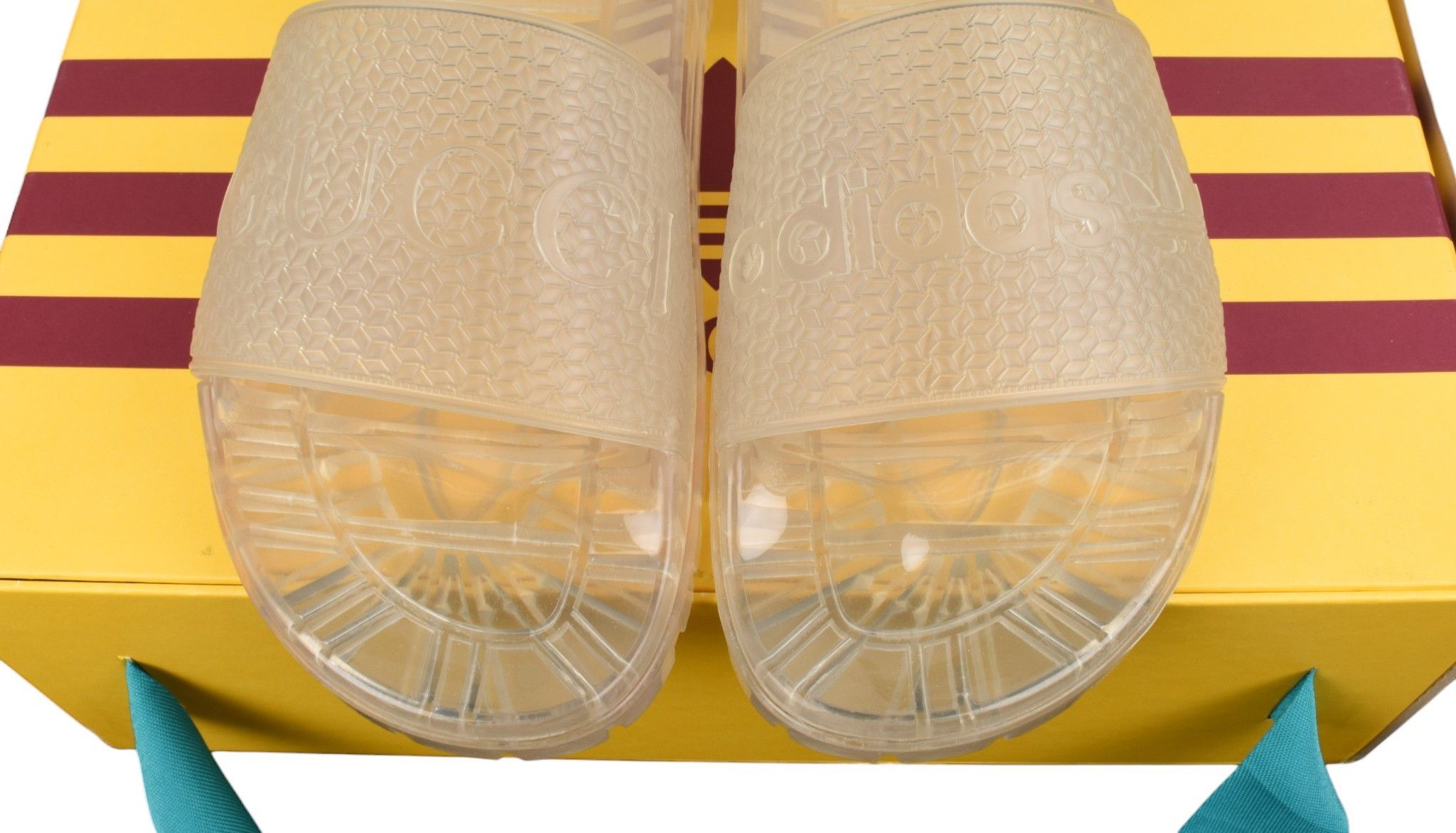 Gucci Gucci Adidas Adilette Clear Mens Sandal/Slide Size US 10.5 / EU 43-44 - 2 Thumbnail