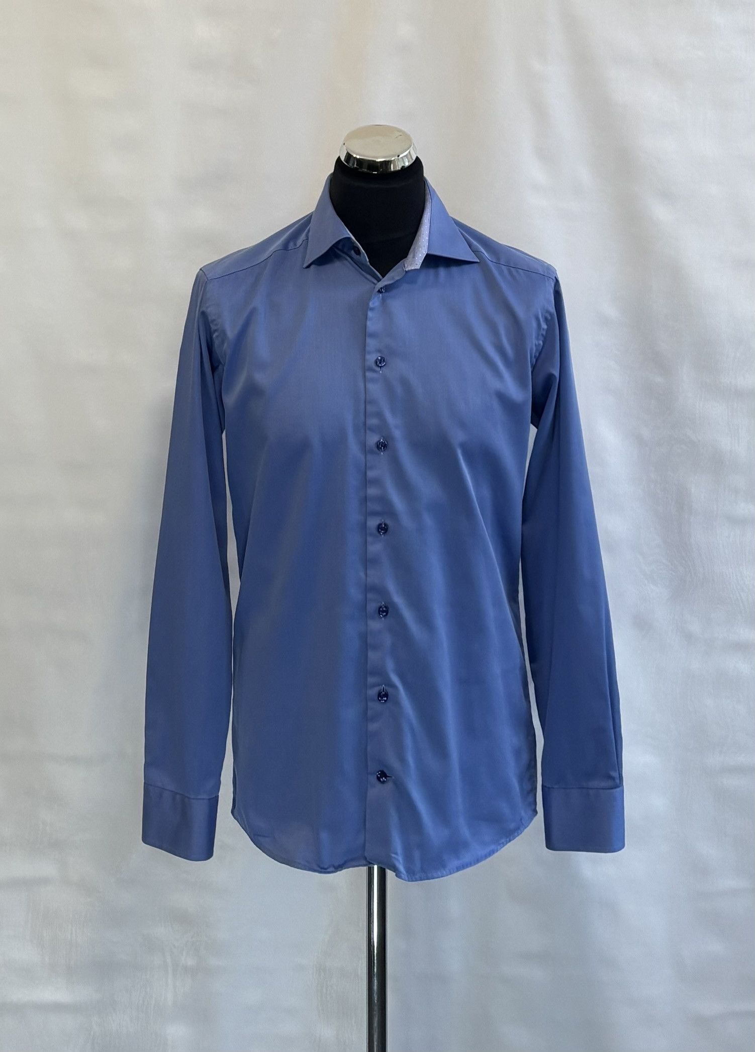 Eton Eton Slim Blue Shirt Size 40 Size US M / EU 48-50 / 2 - 1 Thumbnail
