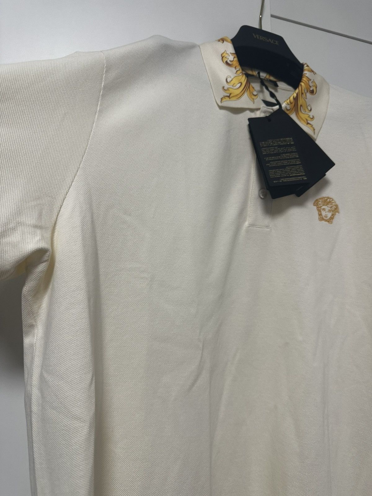 Versace Versace Baroque Polo Shirt Size US XXL / EU 58 / 5 - 7 Thumbnail