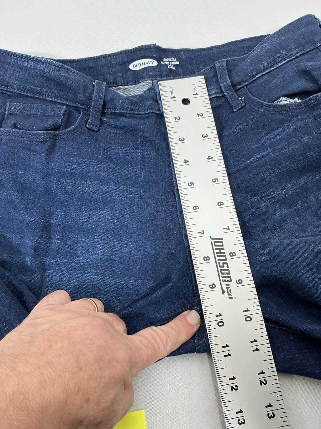 Old Navy Womans Excellent Old Navy Super Skinny Ankle Blue Jeans 12 Size 34" / US 12 / IT 48 - 6 Thumbnail