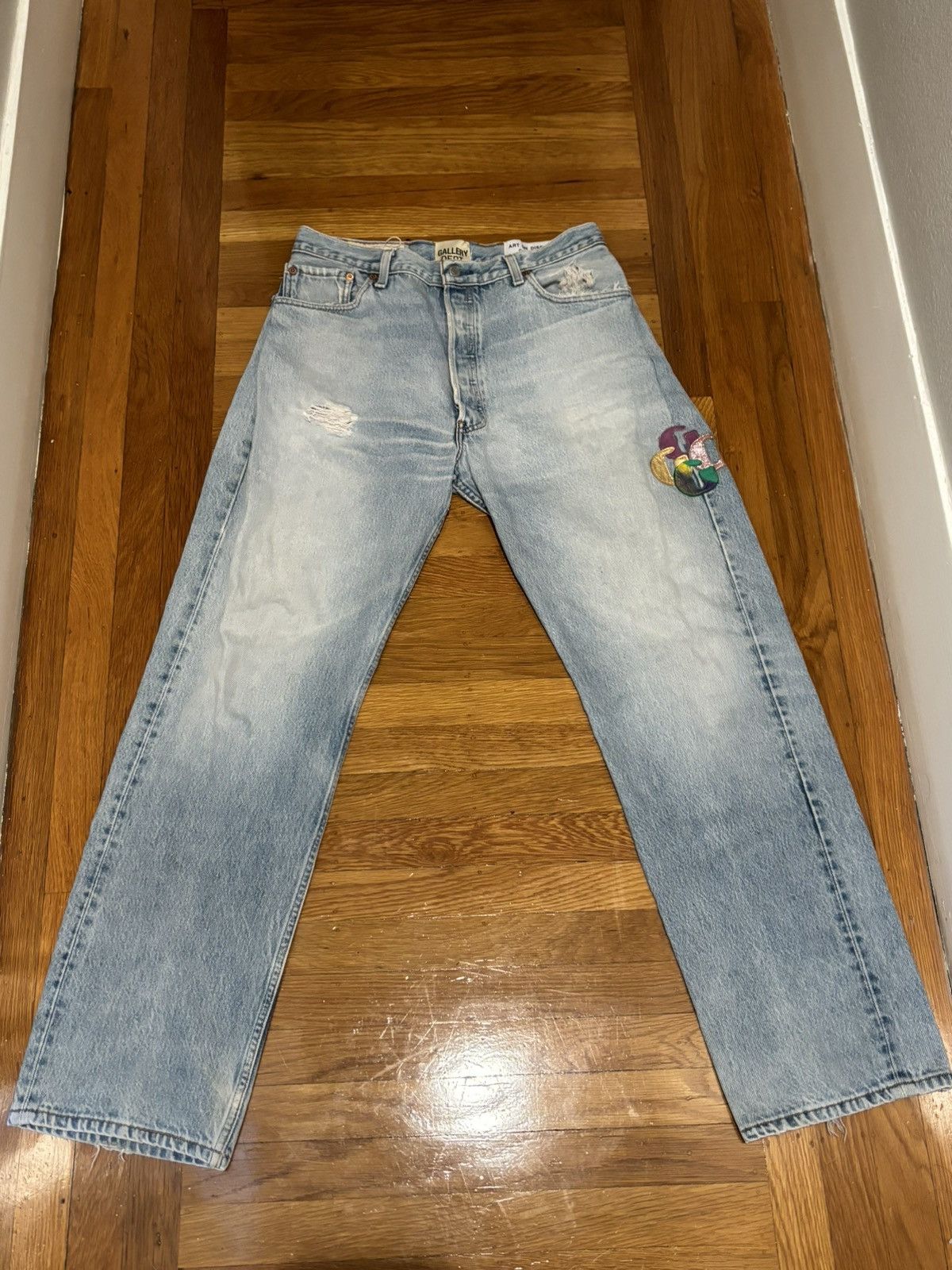 image of Gallery Dept G Patch Denim in Blue, Men's (Size 31)