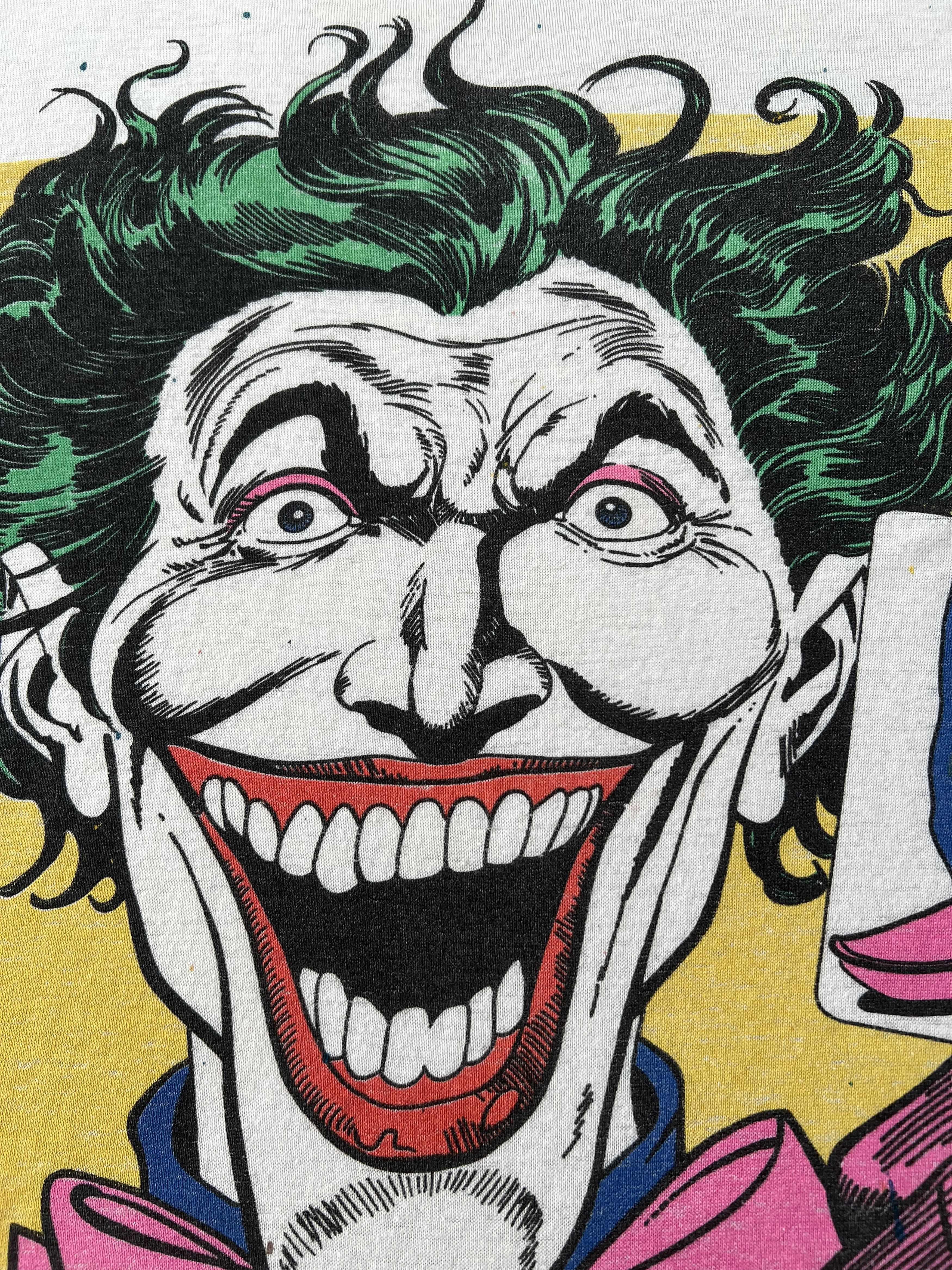 DC Comics Vintage 1989 Joker Batman DC Comics White T-shirt Size US M / EU 48-50 / 2 - 4 Thumbnail