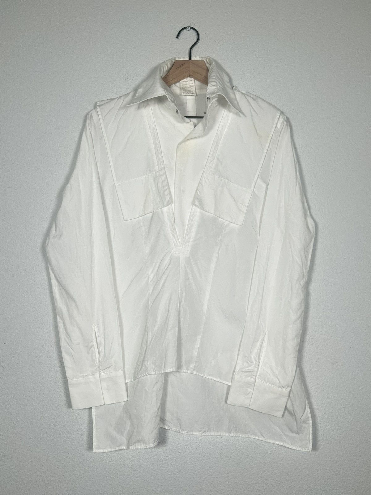 Layered Oversized Collar Button up