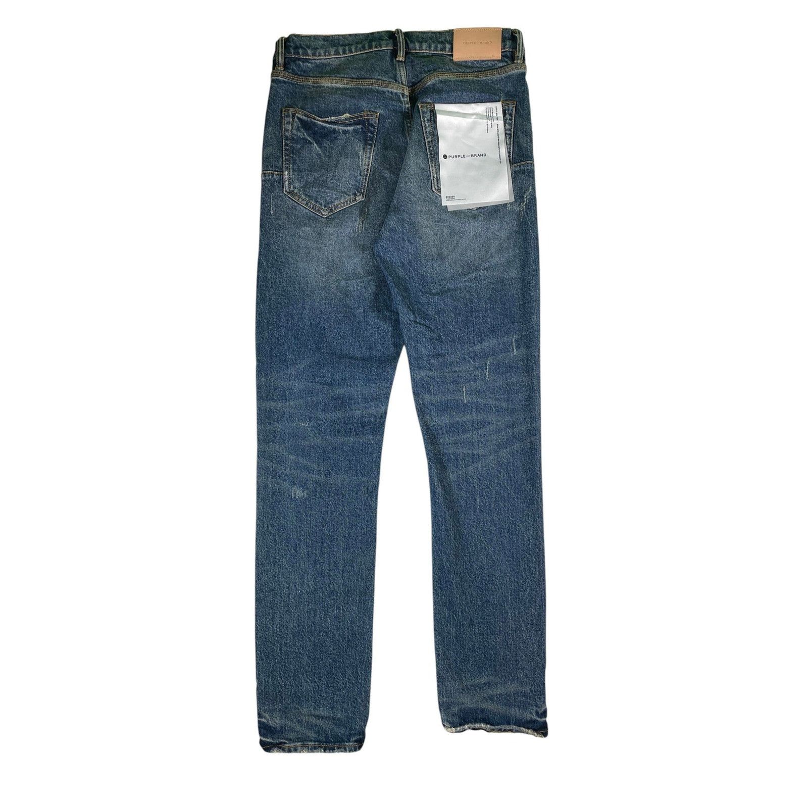 Purple Brand Purple Brand Dark Wash Knee Ripped Jeans Size US 30 / EU 46 - 2 Thumbnail