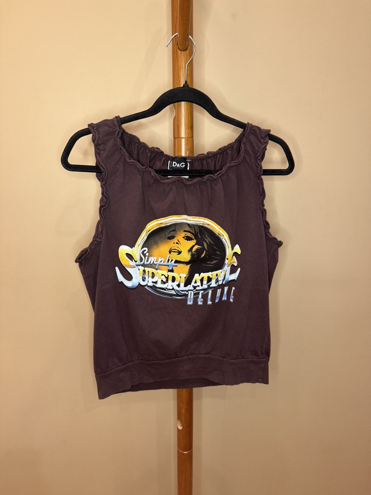 Y2K D&G Dolce & Gabbana tank top