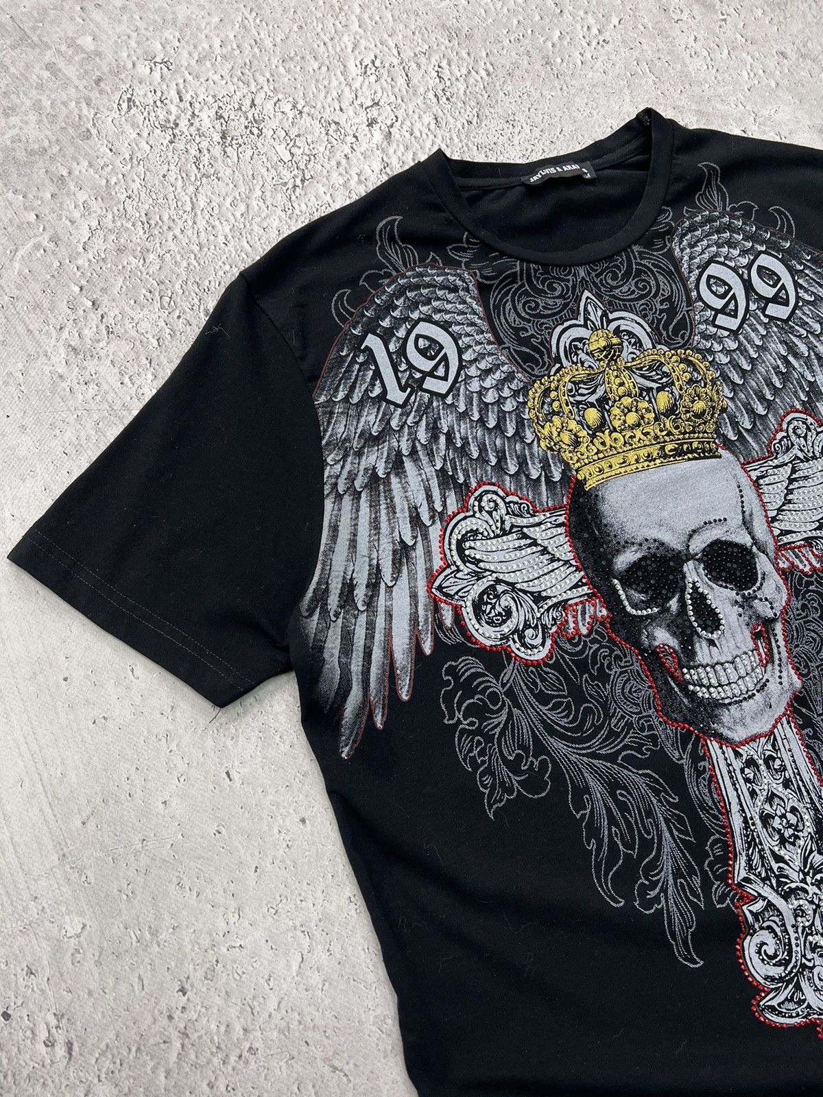 Affliction × Vintage Vintage Original Affliction T-Shirt Live Fast Series Size US M / EU 48-50 / 2 - 2 Thumbnail