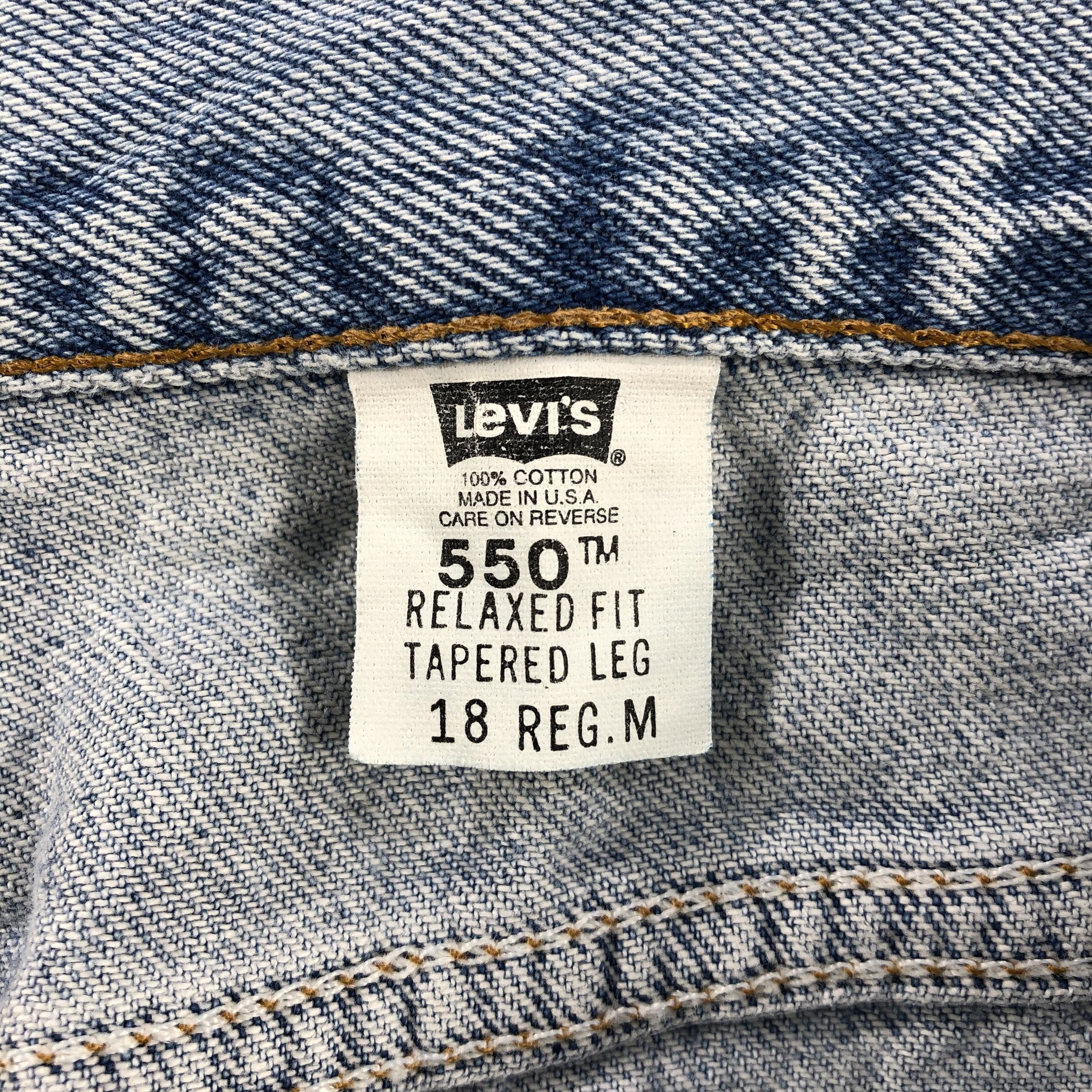 Levi's × Vintage 90s Vintage Light Wash Levis 550 Jeans-JM1798 Size US 34 / EU 50 - 9 Thumbnail