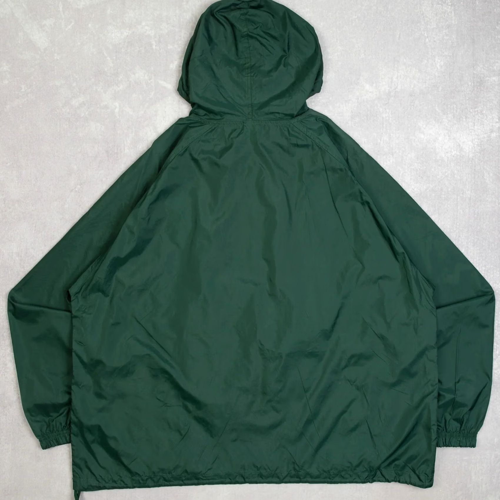 Vintage Vintage Coca-Cola Hooded Jacket Men's 1990s Green Medium Nylon Pullover Zip Coats/Coat Size US M / EU 48-50 / 2 - 2 Thumbnail
