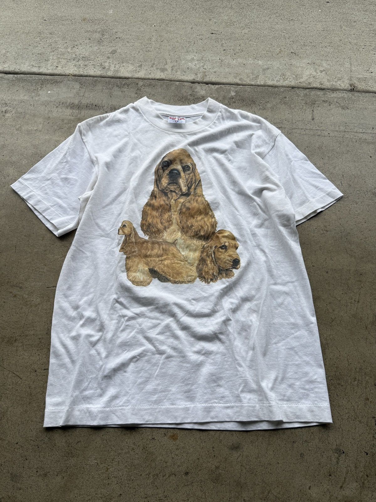 Vintage insane vintage golden retriever tee Size US M / EU 48-50 / 2 - 1 Thumbnail