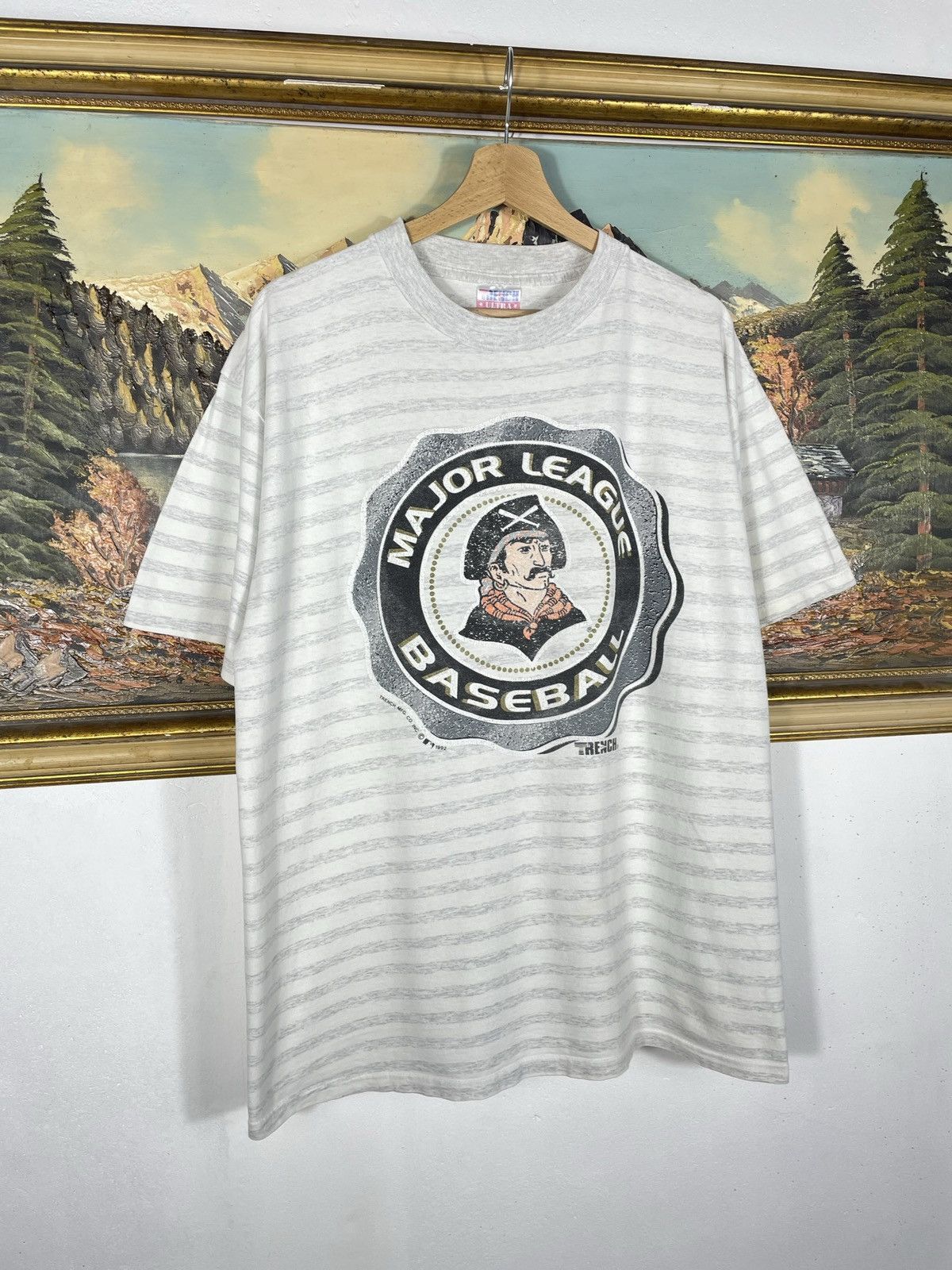 MLB × Vintage Vintage Retro 90s Major League Baseball MLB 1992 T shirt Tee Size US XL / EU 56 / 4 - 3 Thumbnail