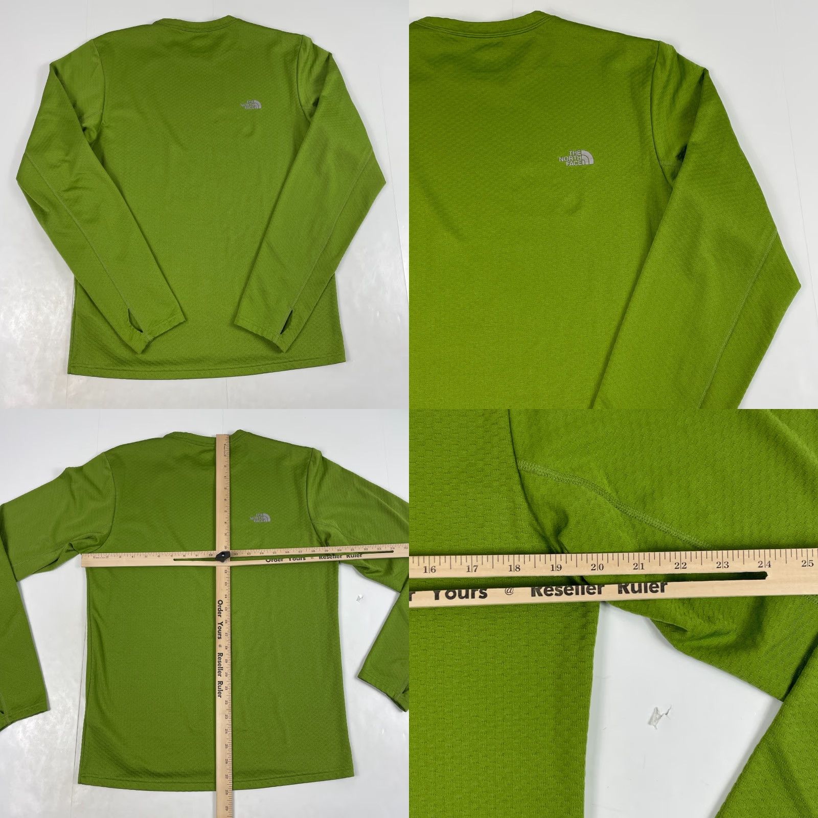 The North Face The North Face Shirt Mens Small Green Vaporwick Baselayer Golf Climbing Workout Size US S / EU 44-46 / 1 - 8 Thumbnail