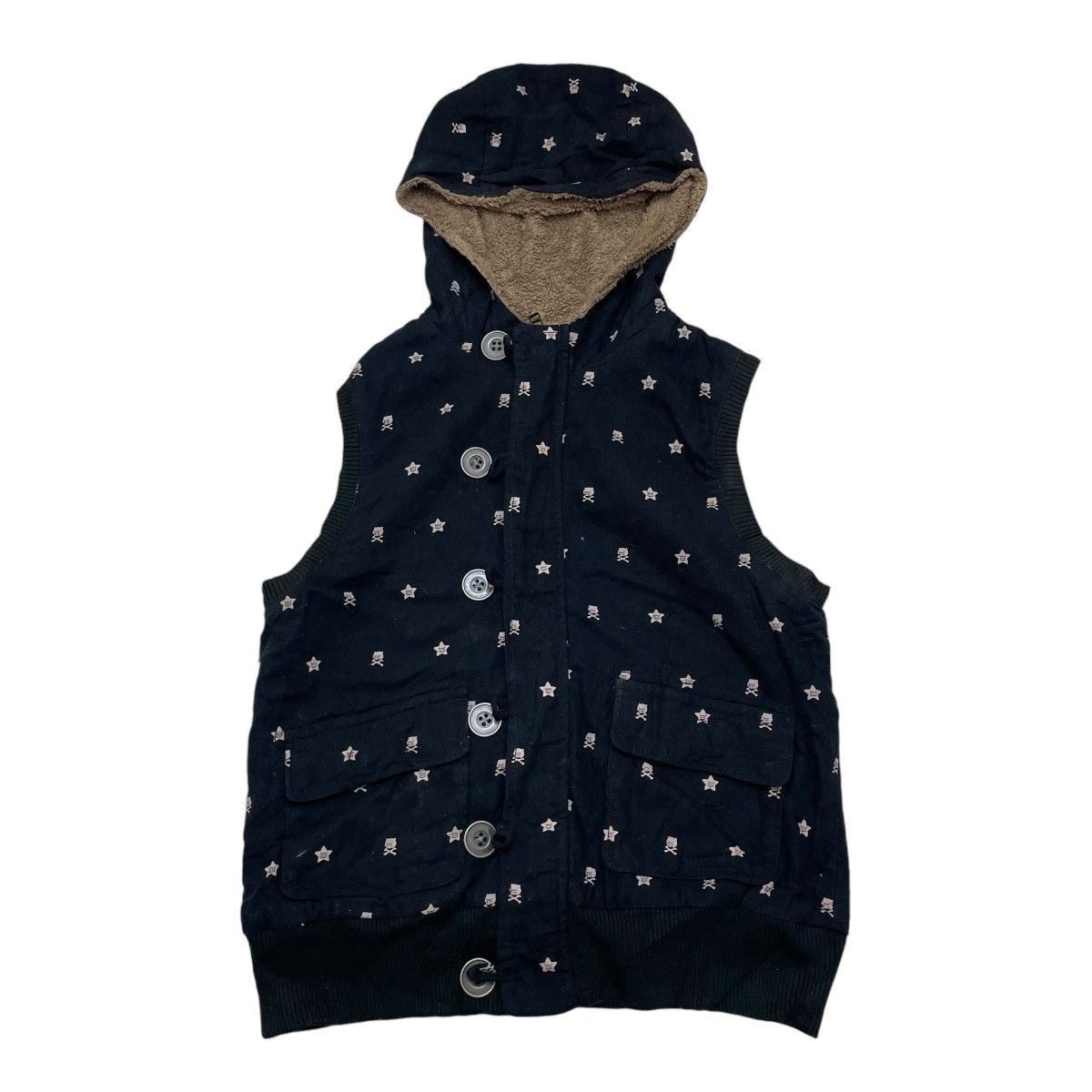 Japanese Brand Japanese Brand Drug Store Monogram Hooded Vest Jacket Size US M / EU 48-50 / 2 - 1 Thumbnail