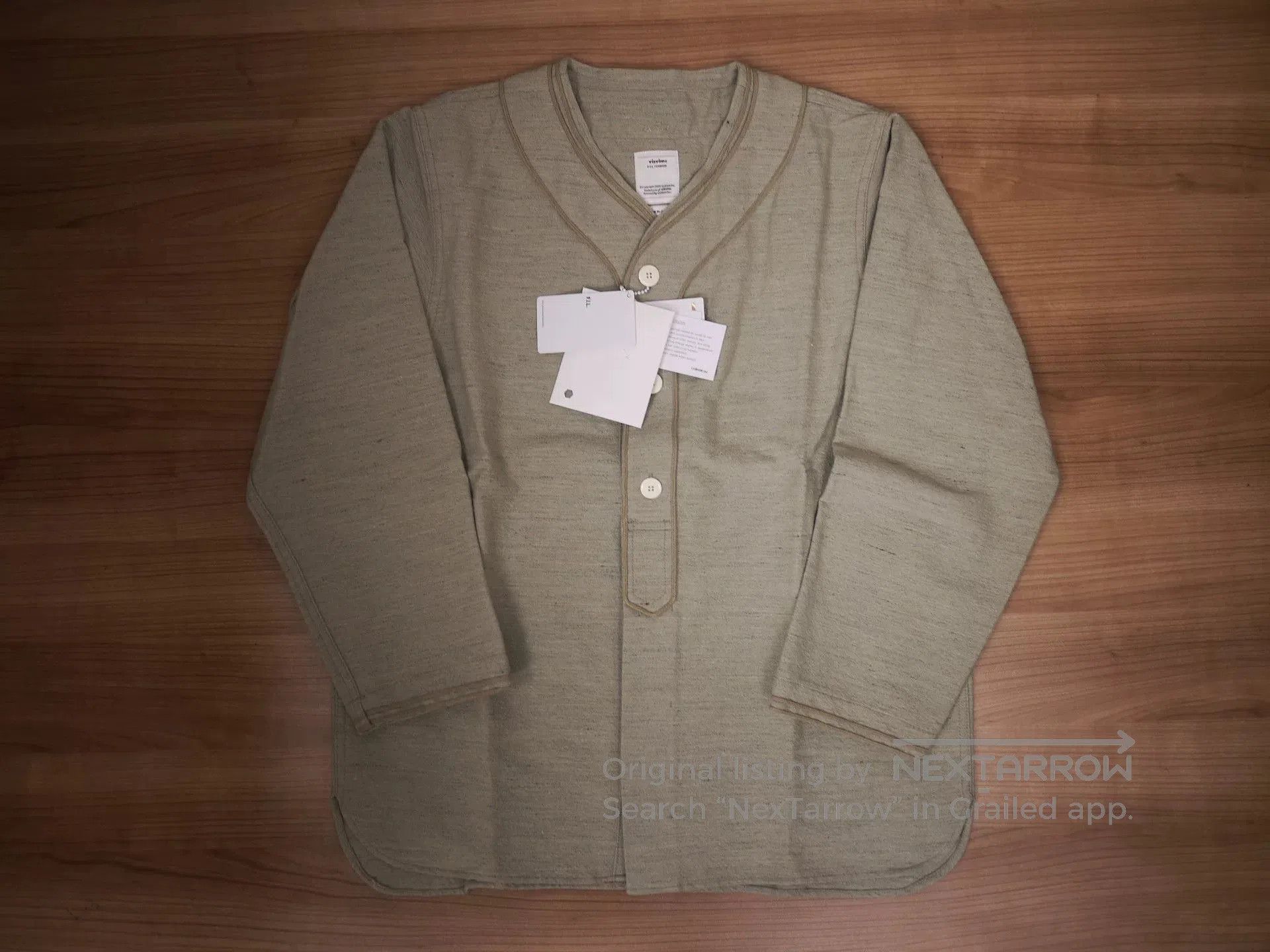 Visvim VISVIM Dogout Shirt in Grey. Size US M / EU 48-50 / 2 - 1 Thumbnail