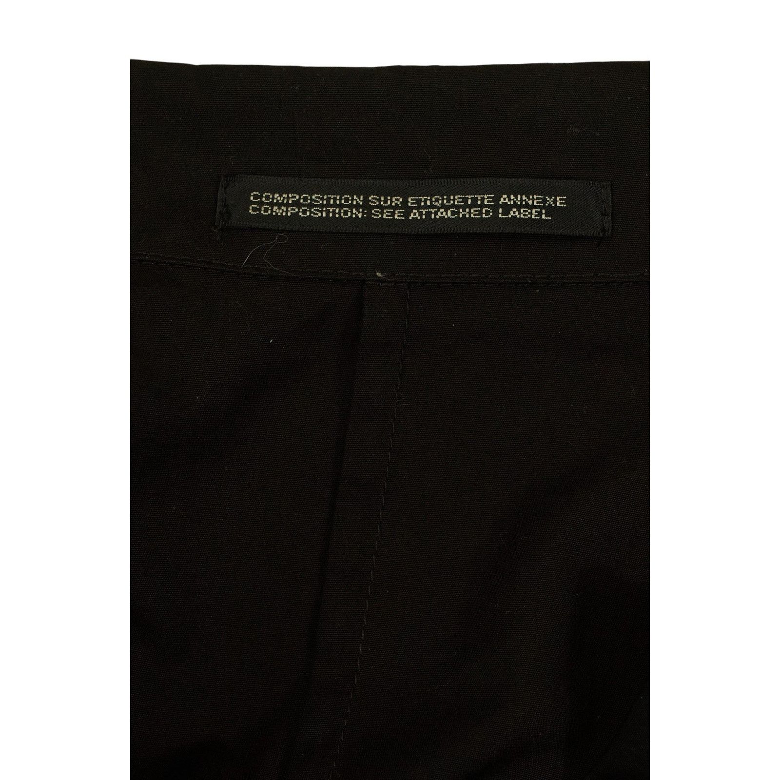 Yohji Yamamoto Black Blazer Jacket Size S / US 4 / IT 40 - 4 Thumbnail