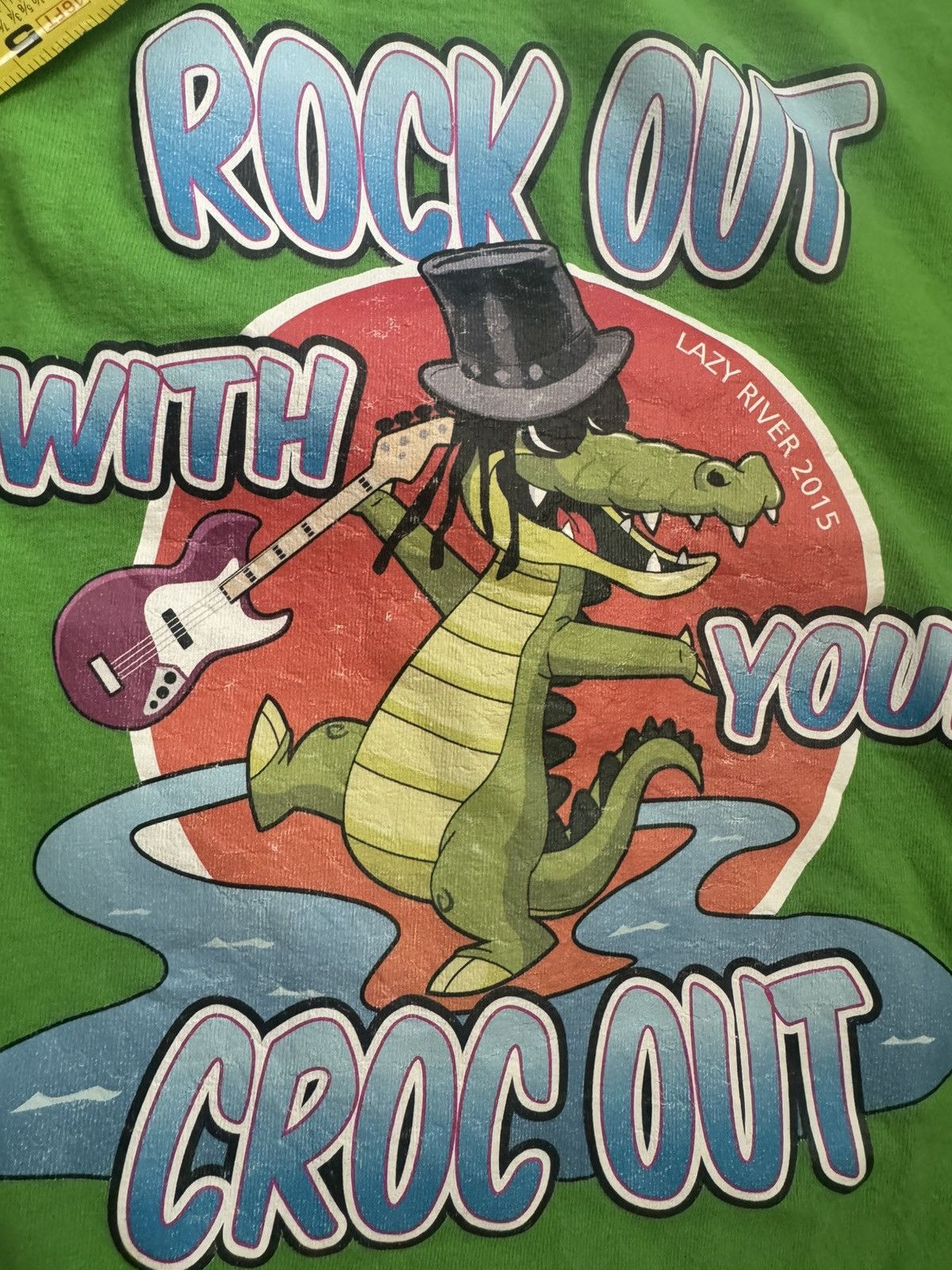 Other × Vintage ‘Rock Out With Your Croc Out’ 2015 Lazy River Comedy Tee Size US L / EU 52-54 / 3 - 5 Thumbnail