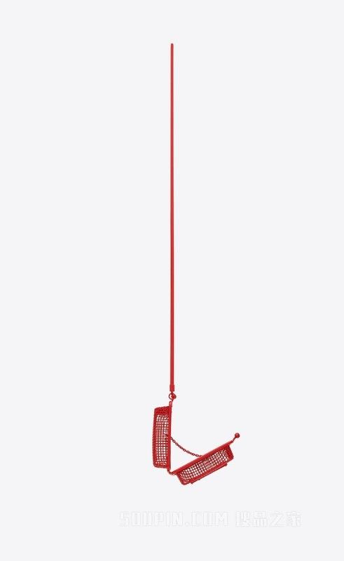 Saint Laurent Paris o1s1wg111124 Size: OS / Shoulder Bag in Red Size ONE SIZE - 4 Thumbnail