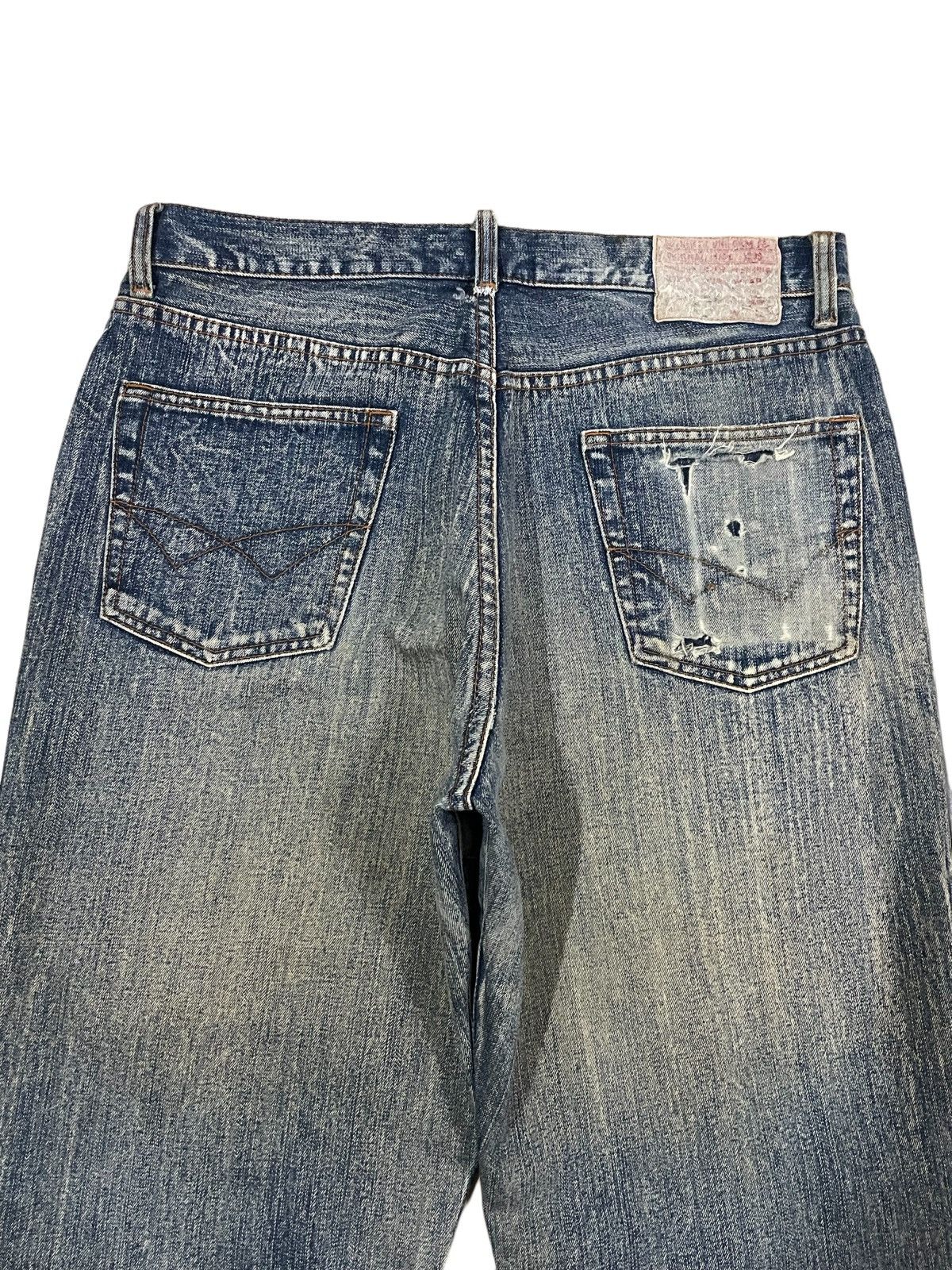 Hysteric Glamour Vintage Japanese Streetwear Ripped Baggy Mud Washed Jeans Size US 32 / EU 48 - 9 Thumbnail