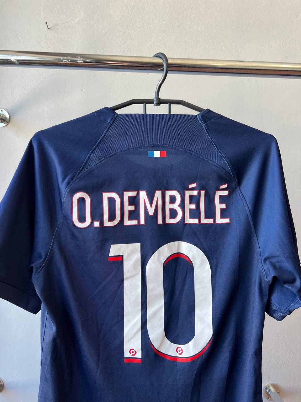 Nike 2023 PSG PARIS SAINT GERMAIN #10 DEMBELE NIKE SOCCER SHIRT Size US XS / EU 42 / 0 - 13 Thumbnail