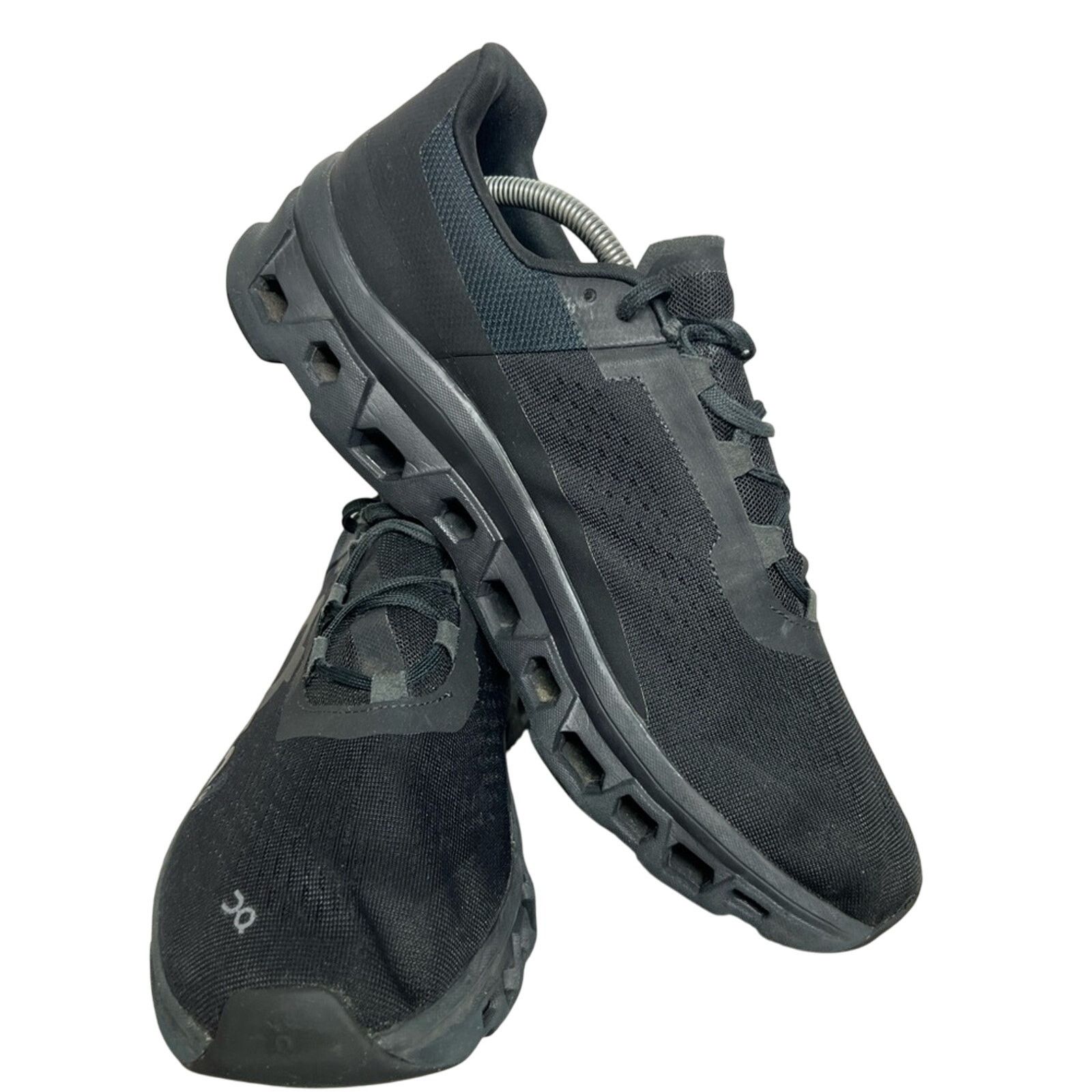 On On Cloud Monster Shoes Mens 12.5 Black Running Sneakers Size US 12.5 / EU 45-46 - 4 Thumbnail