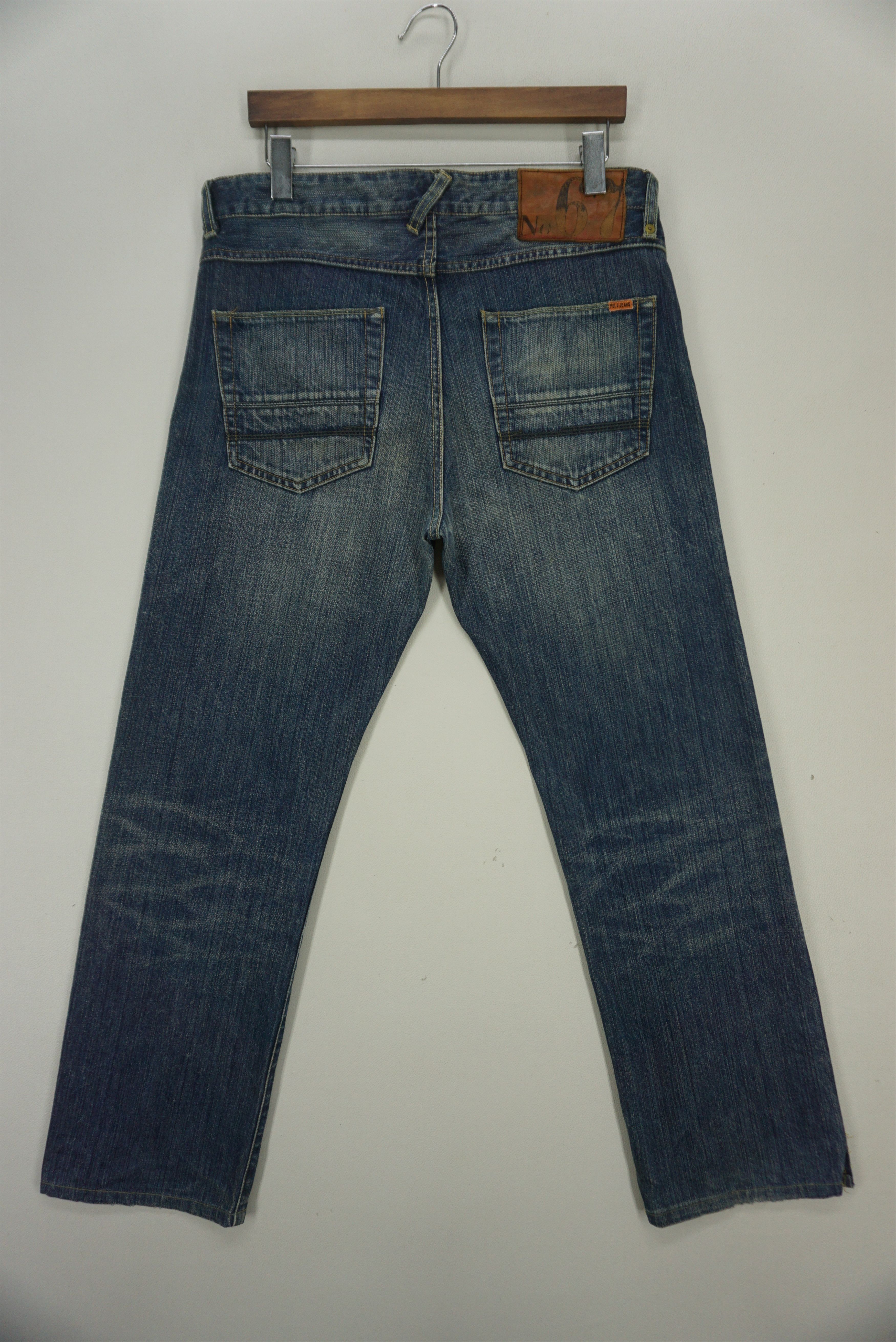 Ralph Lauren Polo Jeans Size 33 fit W36xL29 Straight Denim Made in Japan Size US 33 - 2 Thumbnail