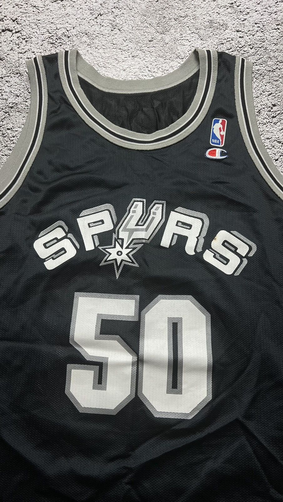 Champion × NBA × Vintage VTG 90’s San Antonio Spurs David Robinson champion jersey Size US L / EU 52-54 / 3 - 3 Thumbnail