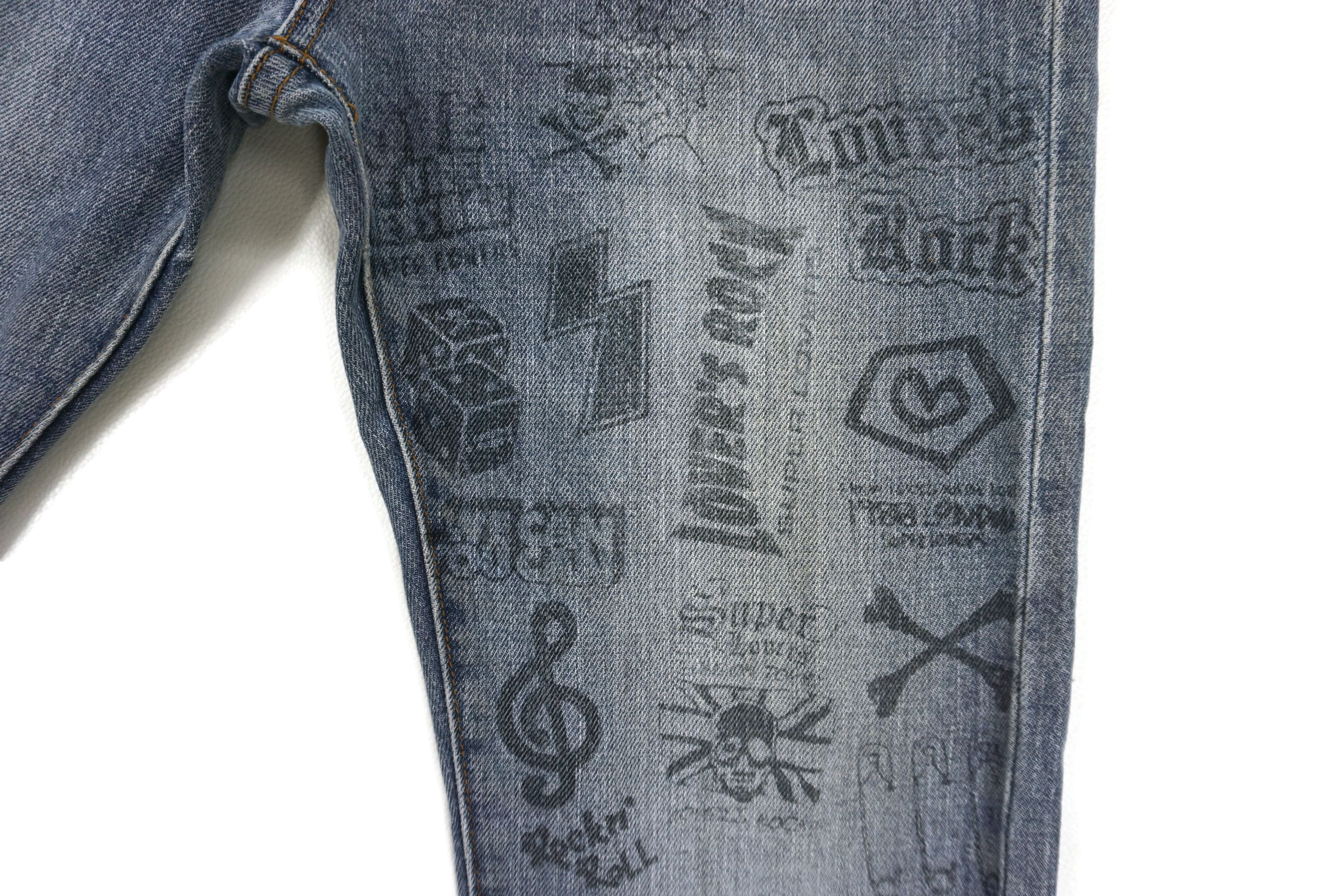 Japanese Brand Super Lovers Jeans fit W31xL28 Lovers Rock Punk Ankle Denim Size US 30 / EU 46 - 8 Thumbnail
