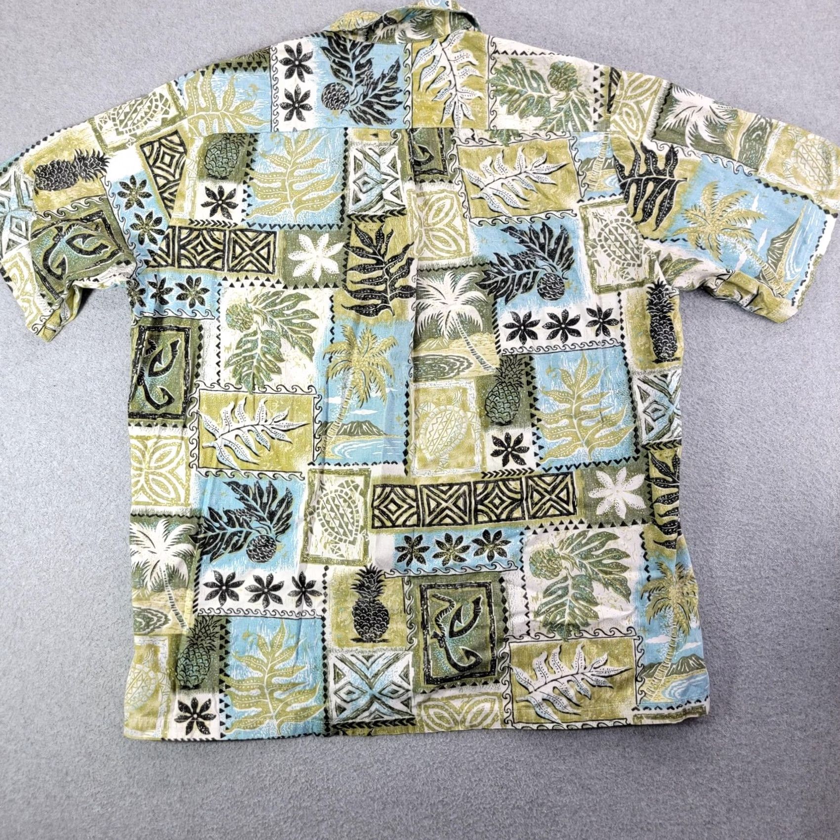 ALOHAS MAIKA'I Hawaiian Clothing Company Shirt Mens XL Multicolor Floral Aloha Hawaiian Beach Casual Button-Up Short Sleeve Size US XL / EU 56 / 4 - 5 Thumbnail