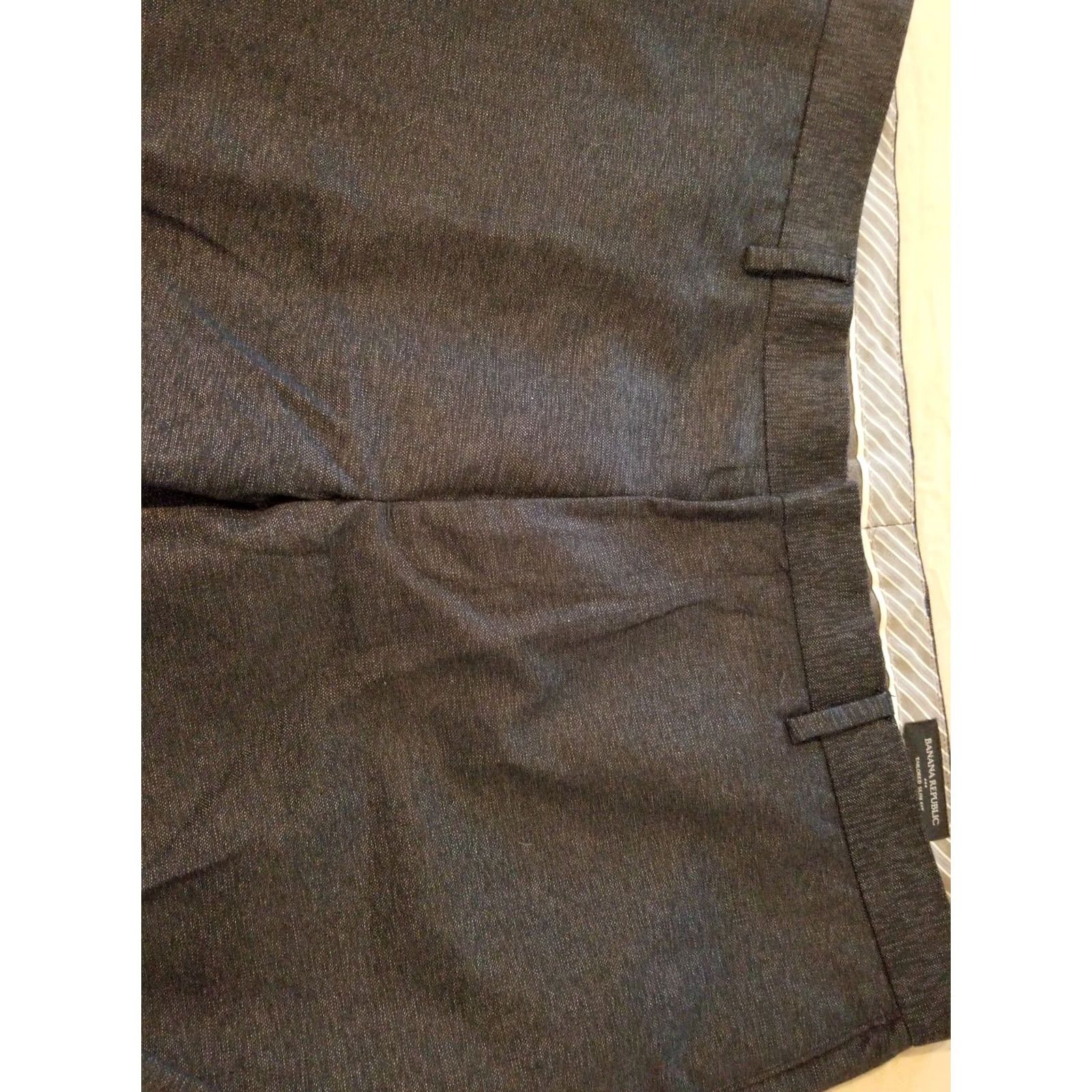 Banana Republic Banana Republic Dress Pants 38x32 Navy Blue Chino Khaki Slack Trop 38x30 Mens Pants Regular Inseam 32 in blue Size US 38 / EU 54 - 4 Thumbnail