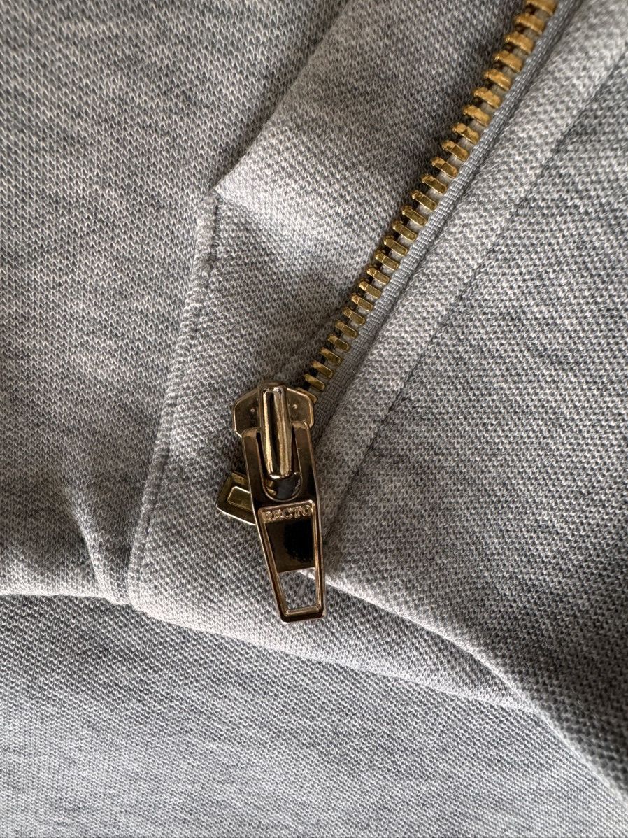 RECTO RECTO Logo Detail Zip Hoodie Grey Size L Size US L / EU 52-54 / 3 - 18 Thumbnail