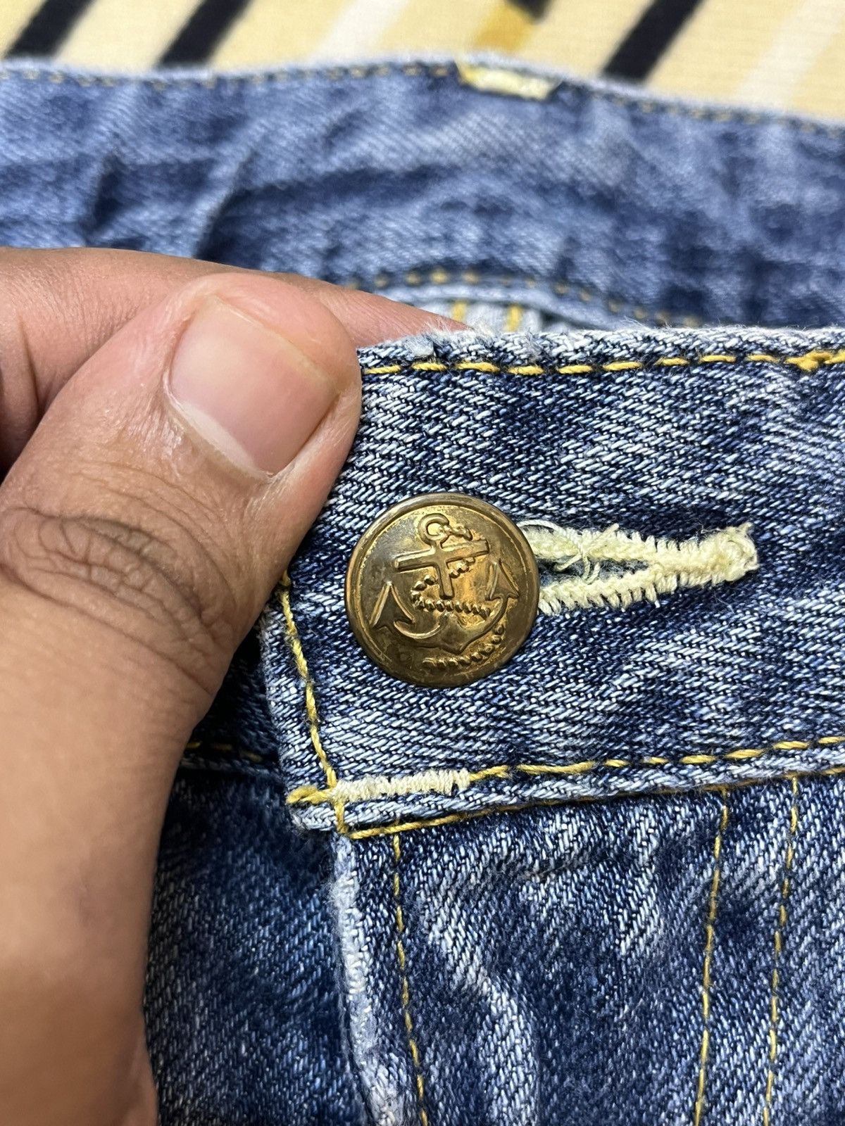 Beauty Beast × Japanese Brand Vintage Japanese Brand Patches Distressed Denim Size US 33 - 8 Thumbnail