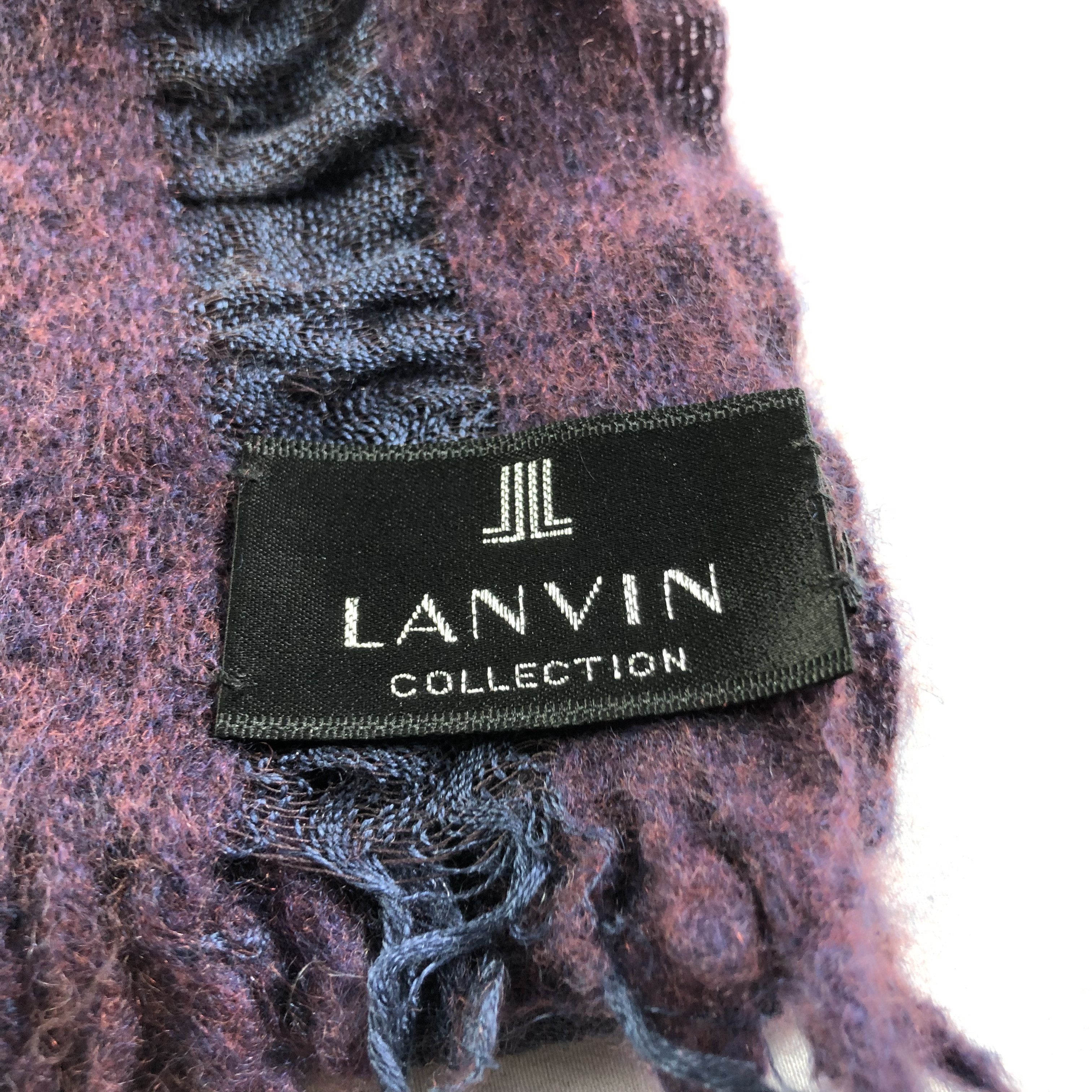 Lanvin Lanvin Cashmere Scarf Muffler Neckwear V2241 Size ONE SIZE - 3 Thumbnail