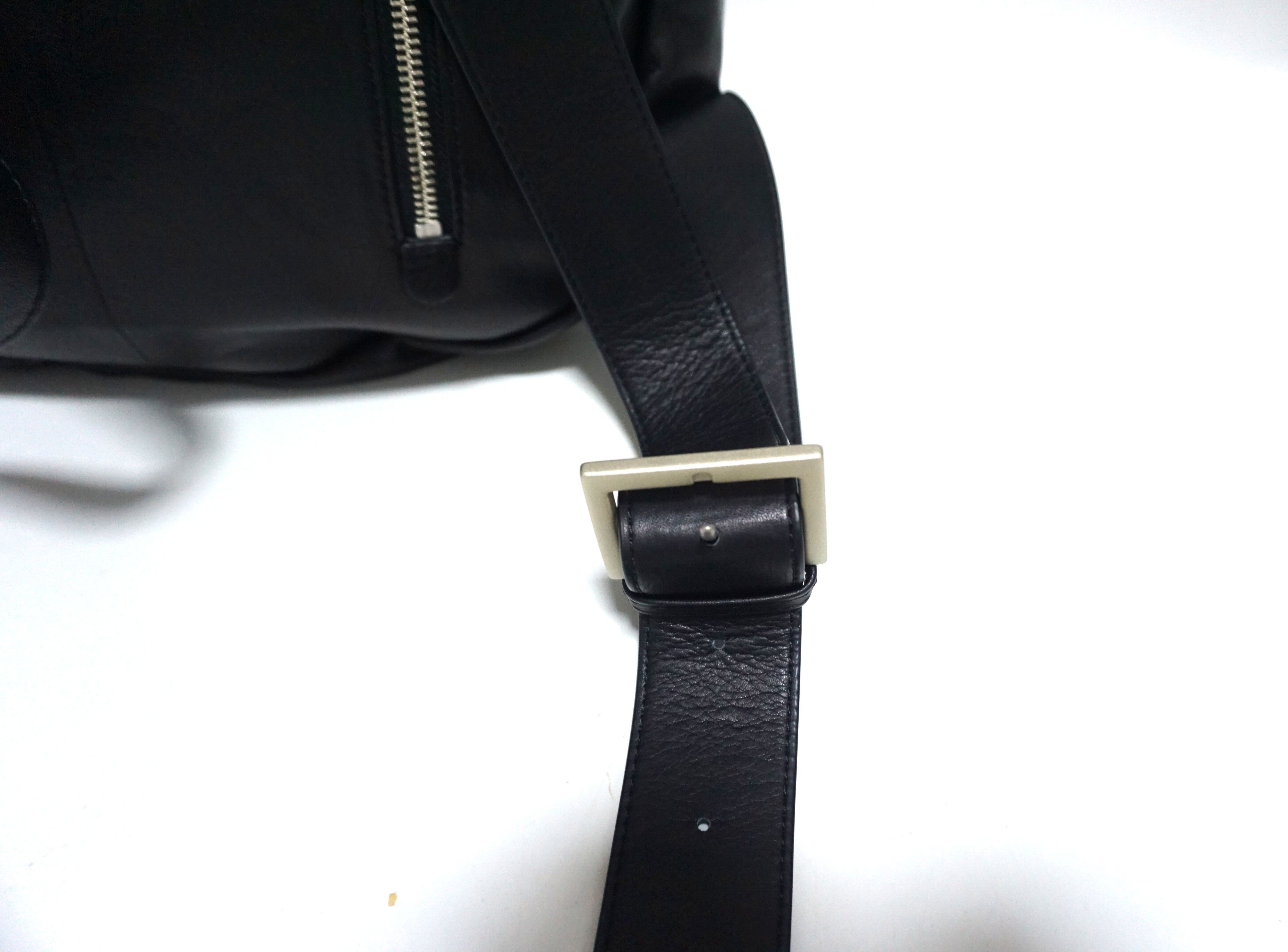 Japanese Brand KAWA KAWA JAPAN BY YOHJI YAMOMOTO FULL LEATHER BACKPACK Size ONE SIZE - 8 Thumbnail