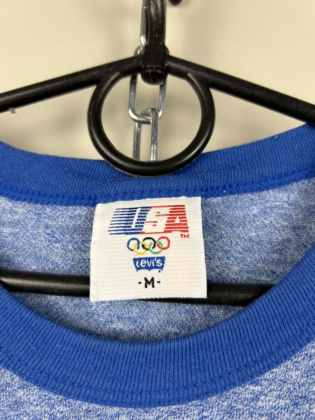 Levi's Vintage 1984 Olympic Games Levis USA Soccer Graphic Ringer Size US M / EU 48-50 / 2 - 3 Thumbnail