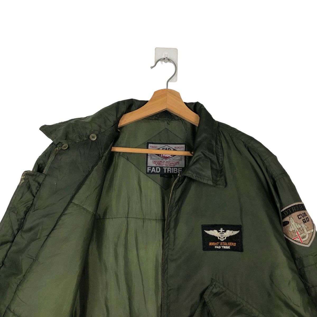 Japanese Brand 🔥90’s VINTAGE RIOT RIOT BOMBER JACKET FAD TRIBE JAPAN Size US L / EU 52-54 / 3 - 10 Thumbnail