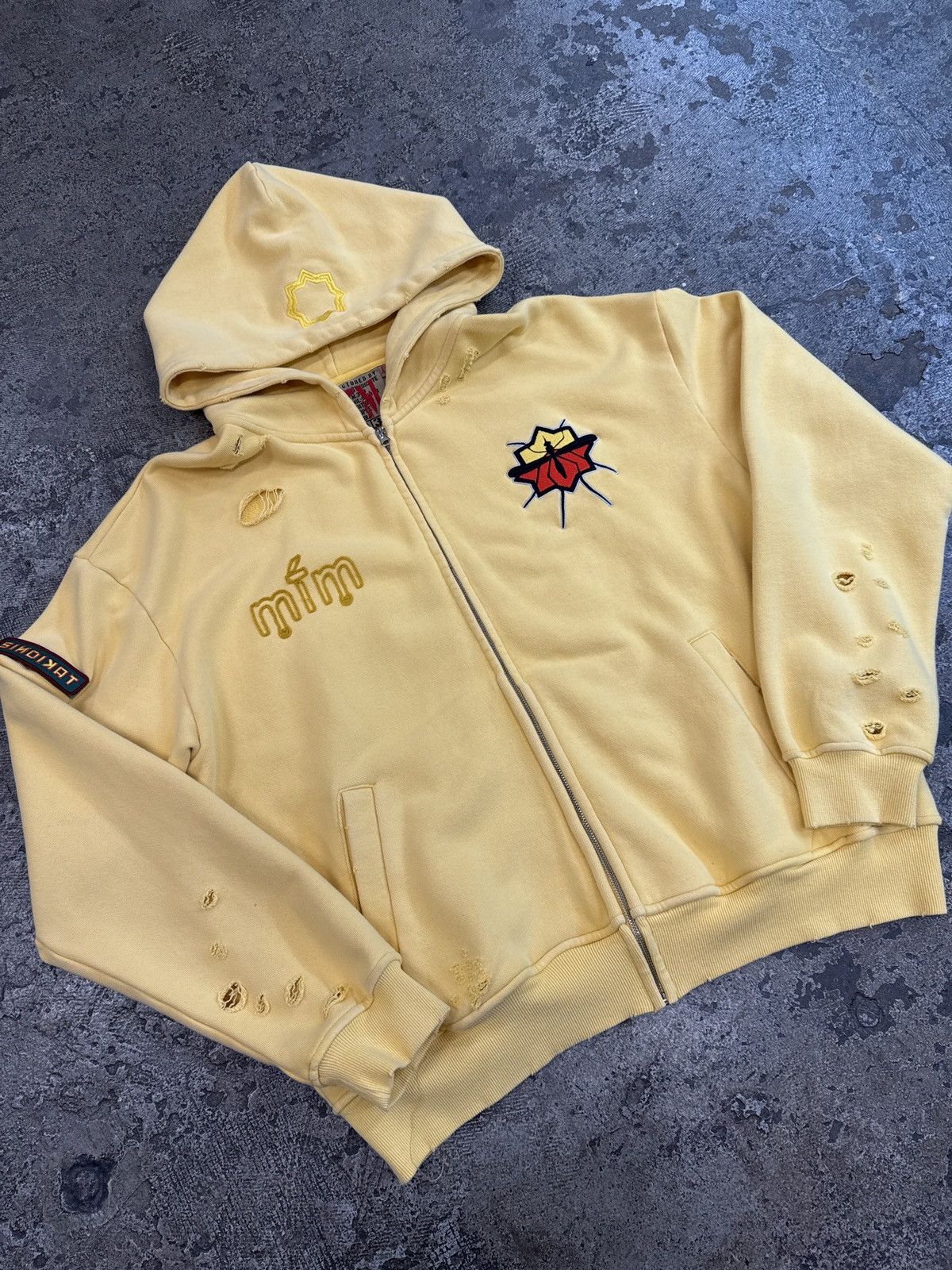murd333r.fm Murd333r.fm Special Ops Yellow Zip Up Size US XL / EU 56 / 4 - 10 Thumbnail