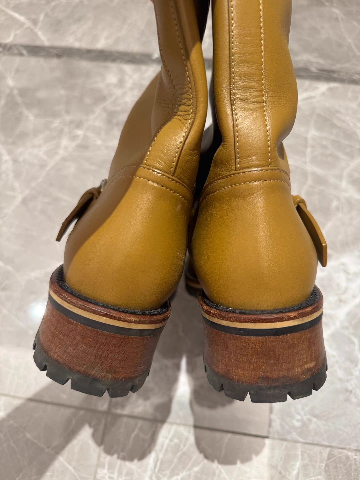 Dior Dior Soft Calfskin Mid-Calf Boots K6 Size US 7.5 / IT 37.5 - 9 Thumbnail