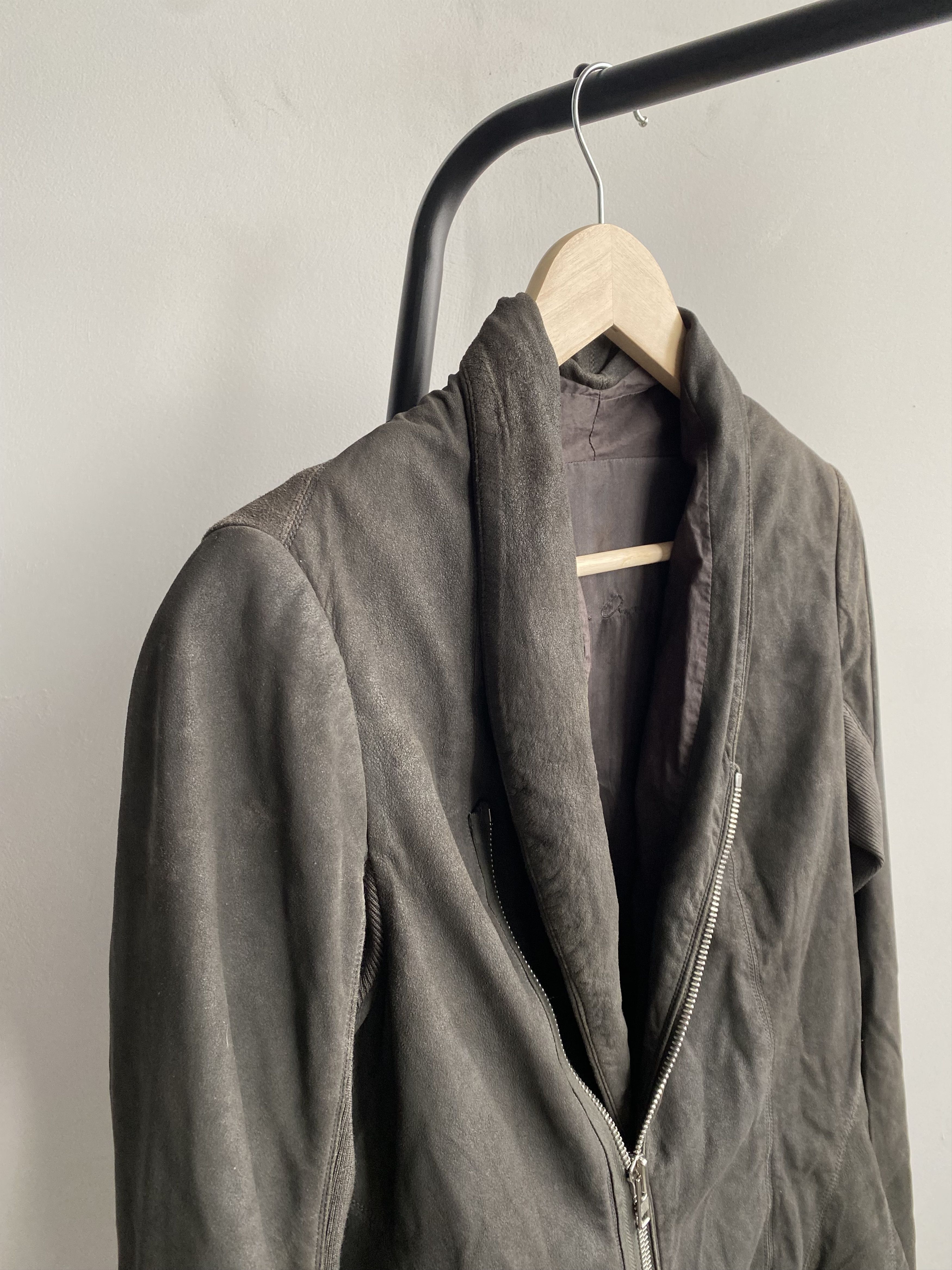 Rick Owens Rick Owens Princess Shawl-Collar Leather DRKSHDW UK10 / US8 Size L / US 10 / IT 46 - 6 Thumbnail