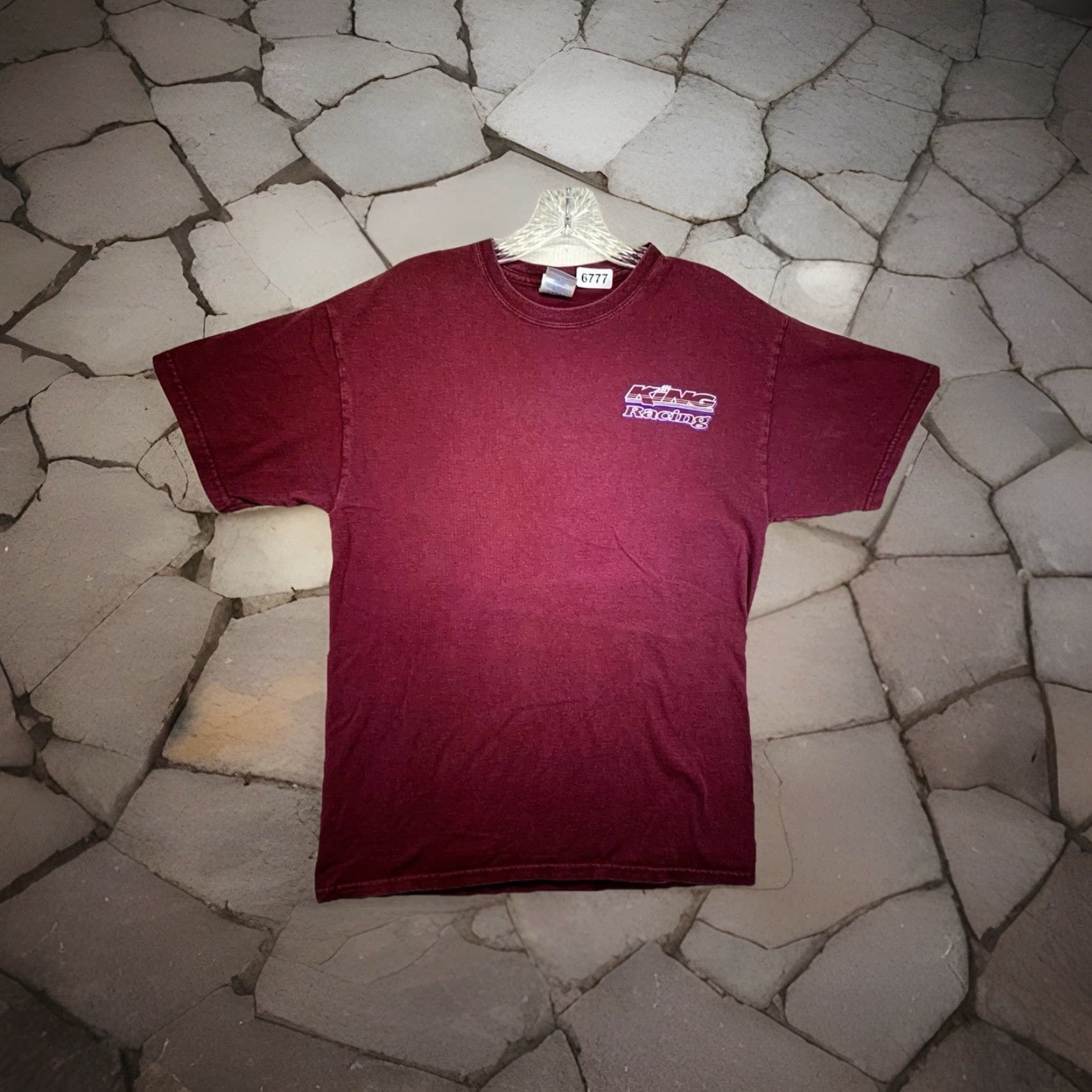 Gildan VINTAGE Gildan Stock Car T-Shirt Mens Medium Red Graphic Print Woody Pitkat #28 2000s Racing Size US M / EU 48-50 / 2 - 2 Thumbnail