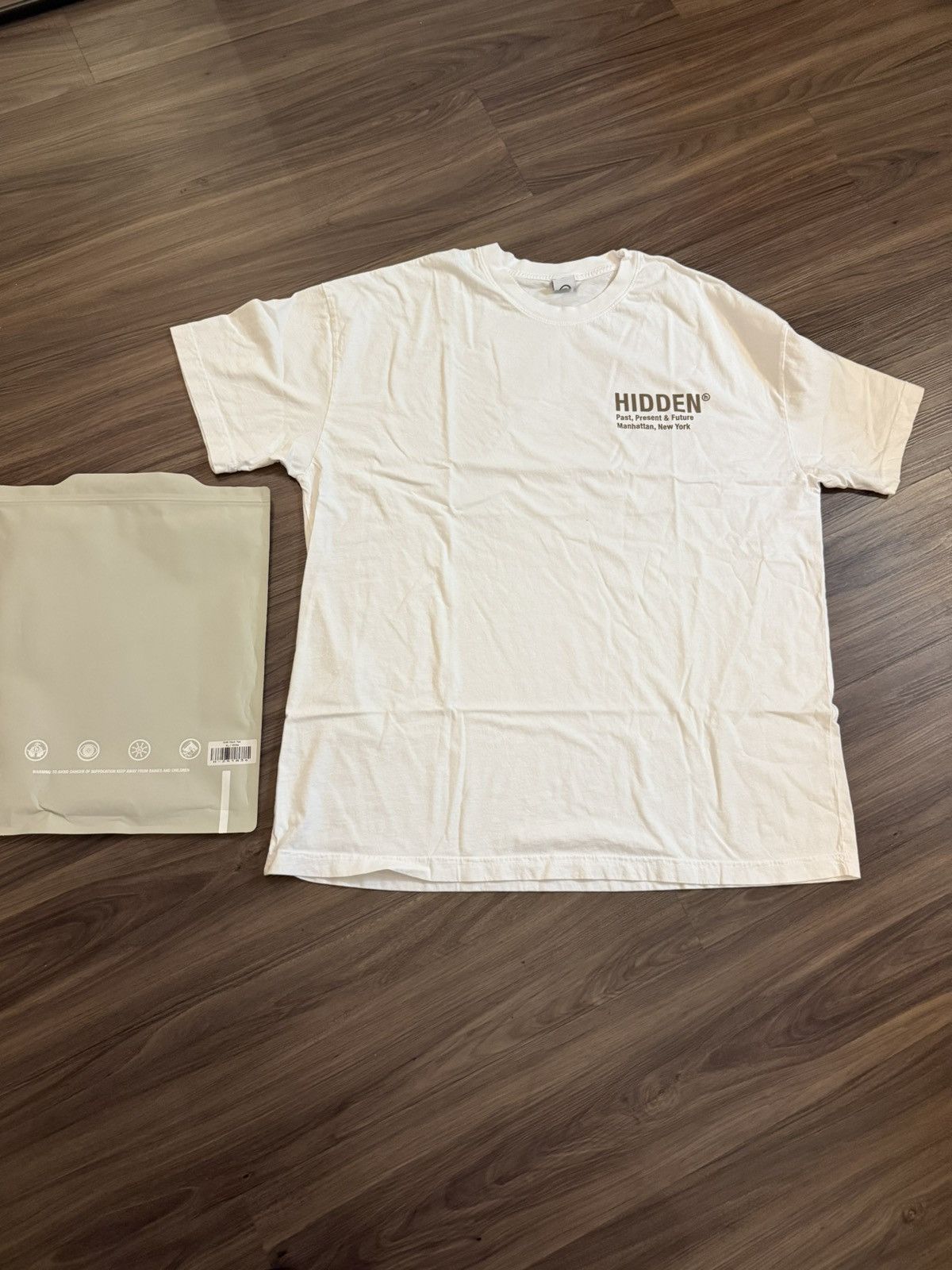 Hidden NY Drift Mark Logo Tee White XL