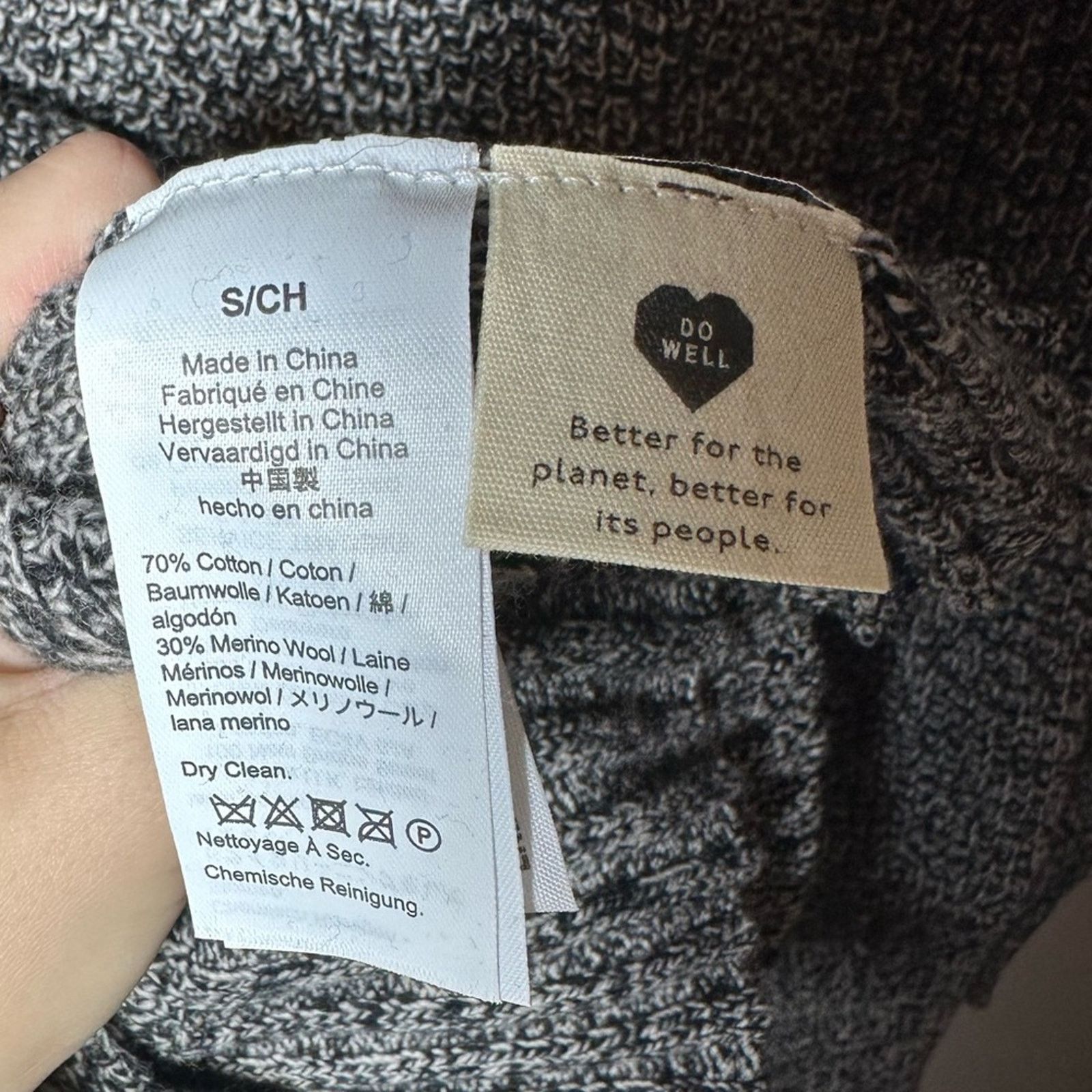 Madewell Madewell Province Crossback Turtleneck Wool Blend Sweater Size S / US 4 / IT 40 - 8 Thumbnail