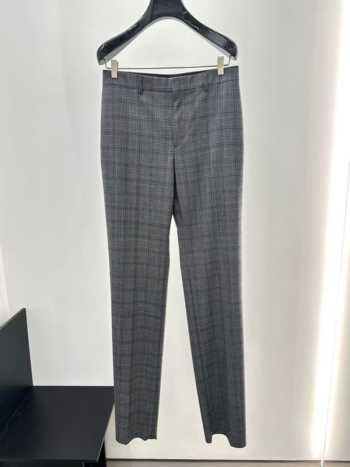 Celine × Hedi Slimane FW23 Prince Of Wales Straight Pants sz46/48/50/52/54 Size 50S - 1 Thumbnail