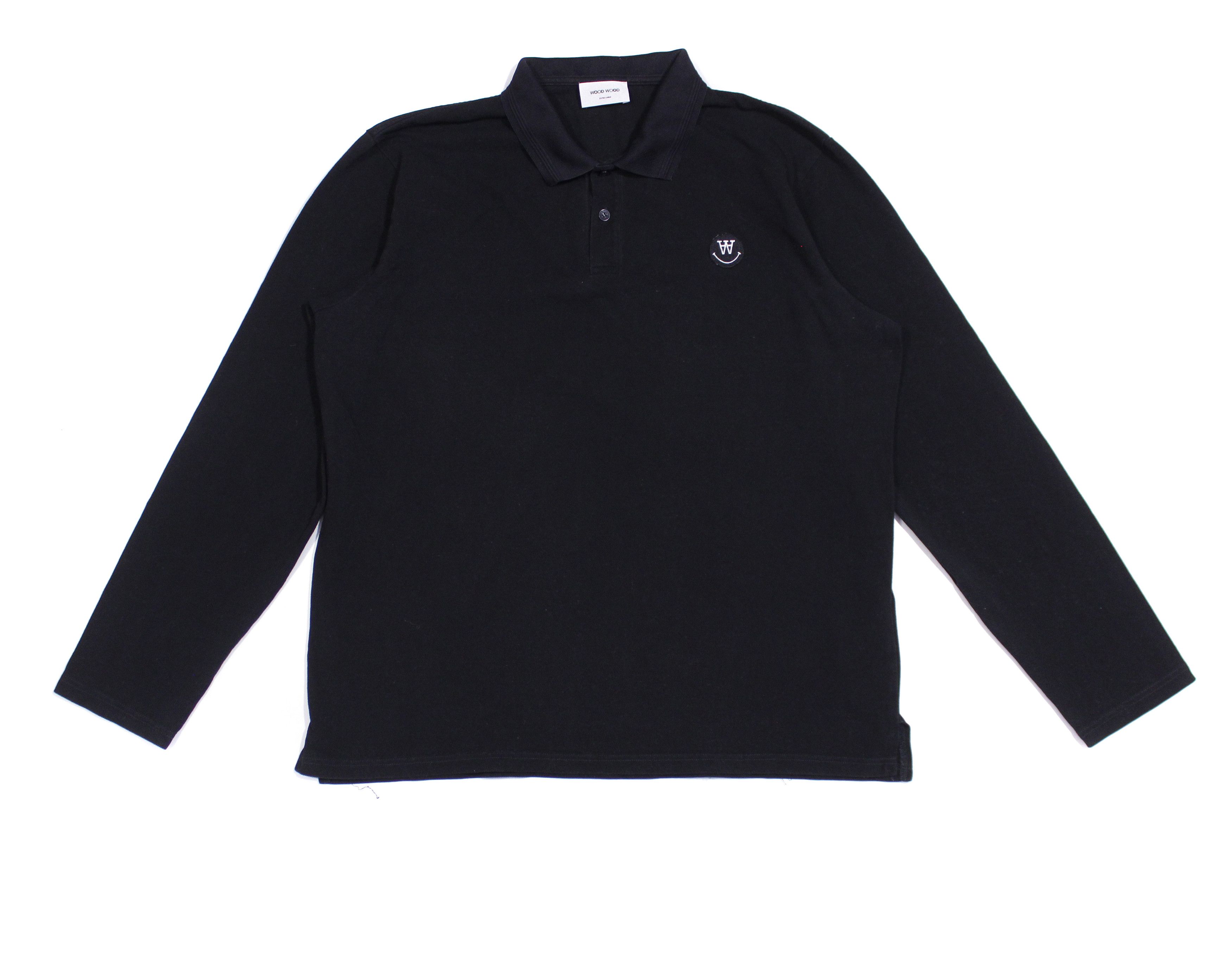 Wood Wood Logo George Longsleeve Size US XL / EU 56 / 4 - 1 Thumbnail