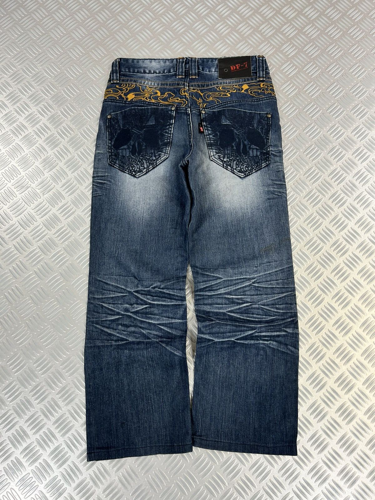 Japanese Brand × Jean × Vintage Japanese branded vintage jeans stone washed embroidered y2k Size US 28 / EU 44 - 5 Thumbnail