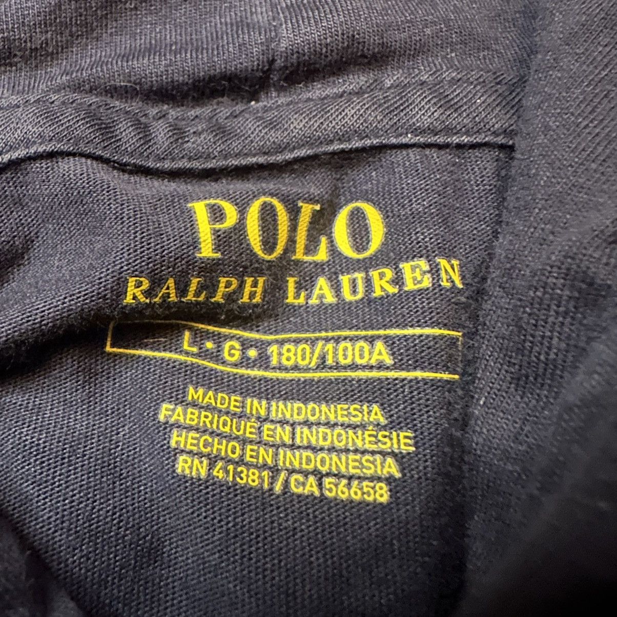 Polo Ralph Lauren Navy Polo Ralph Lauren Lightweight Thin Hoodie Size L Size US L / EU 52-54 / 3 - 4 Thumbnail